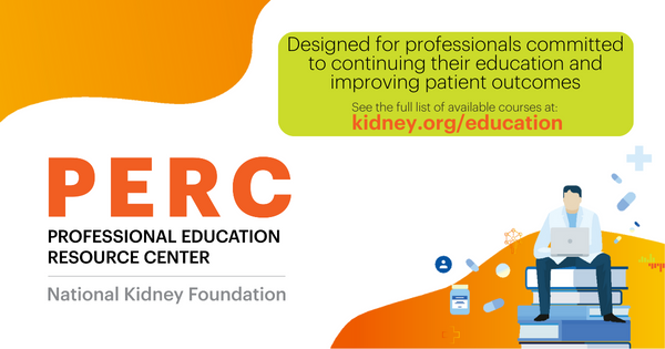 NKF_NephPros's tweet image. You're not just earning CE credits, you're shaping the future of #KidneyCare.
Stay current. Stay confident. Start with PERC.
📚 Browse for courses here: kidney.org/education
#ContinuingEducation #Nephrology #ProfessionalGrowth #MedEd