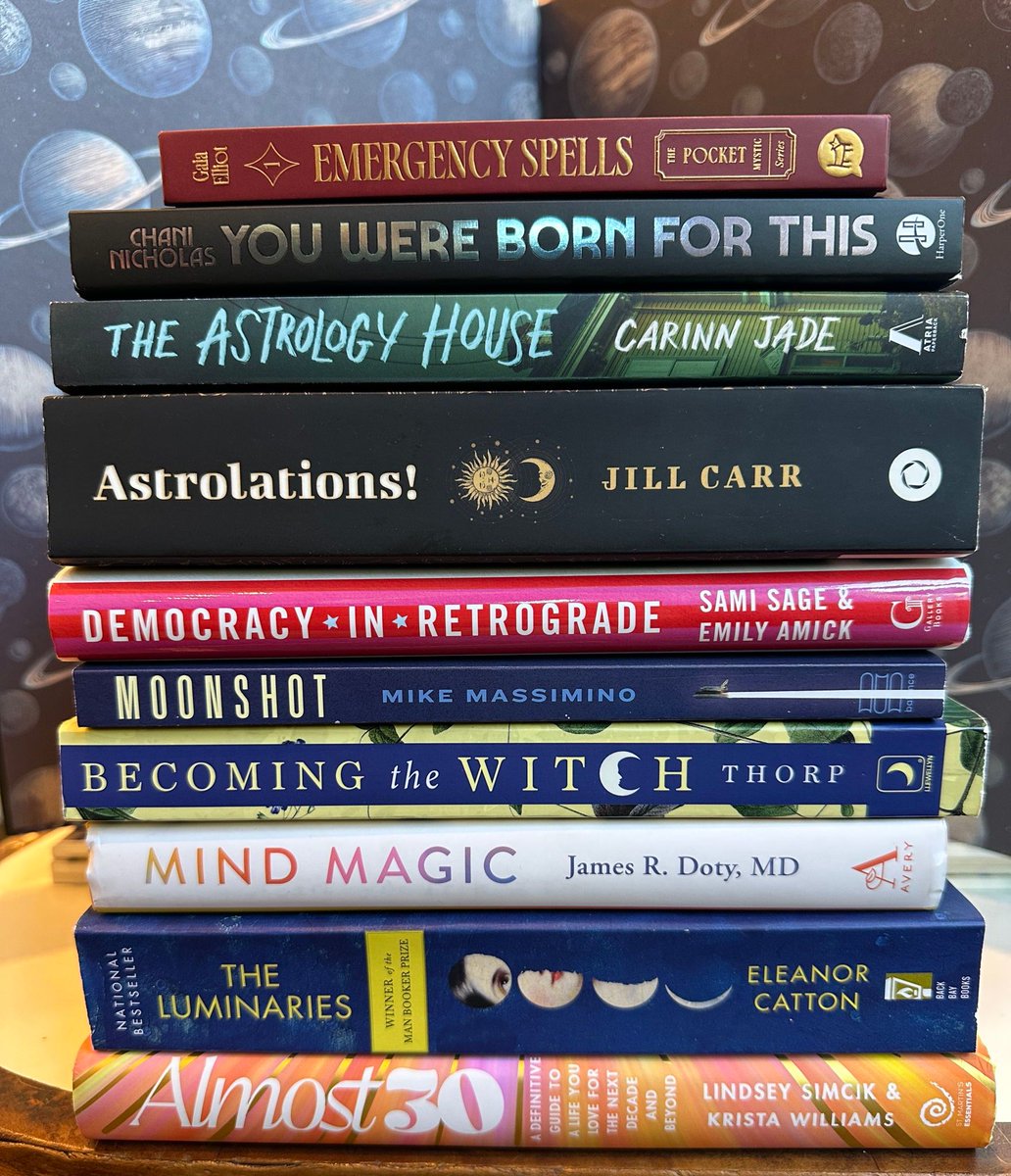 HarvardBooks's tweet image. Mercury is officially in retrograde until August 11th, and while we aren't astronomy experts we ARE book experts. Here's a reading list to help get you through this turbulent time (or at least keep you entertained).✨🌌