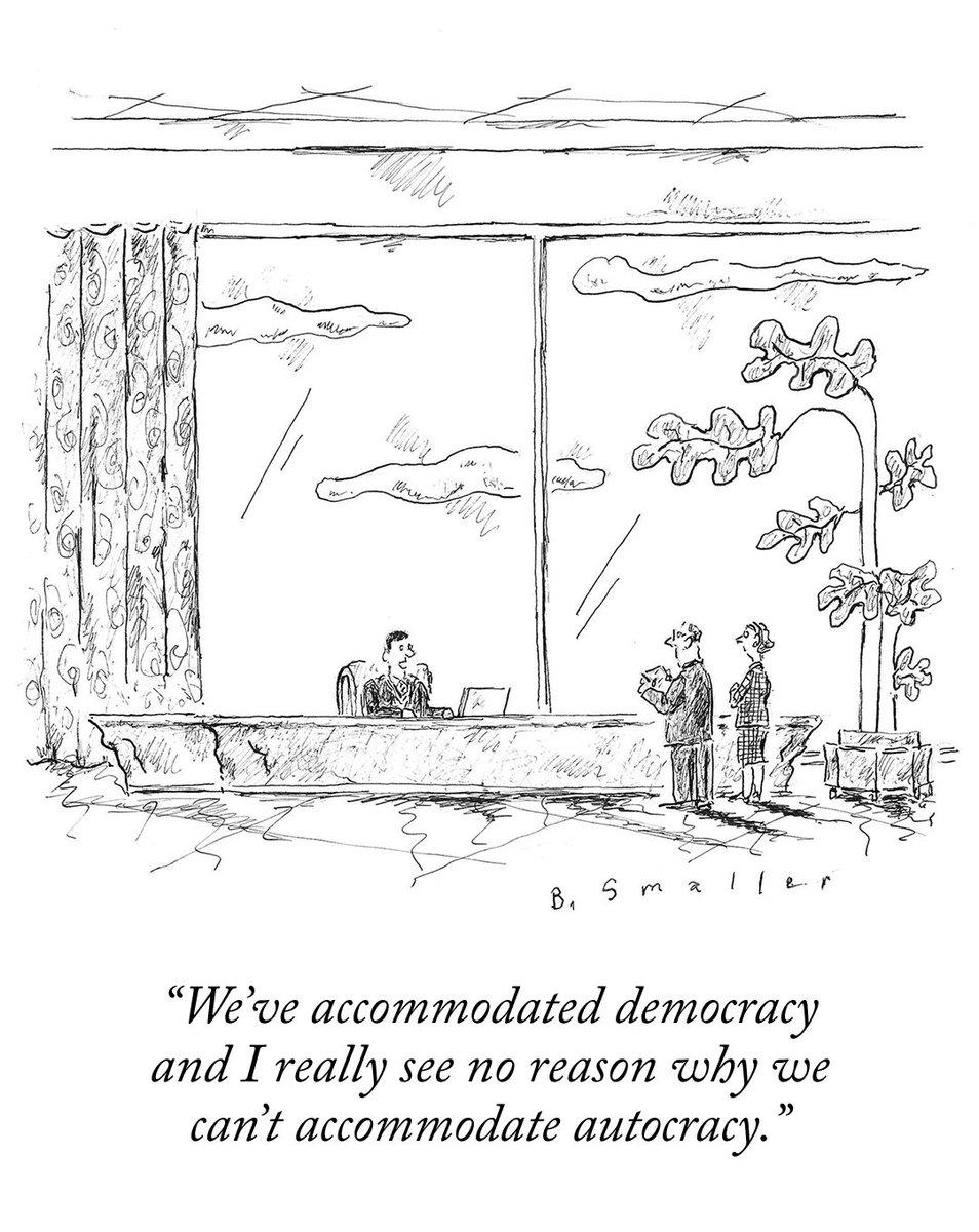 newyorkerhumor's tweet image. Today’s Daily Cartoon, by Barbara Smaller. #NewYorkerCartoons