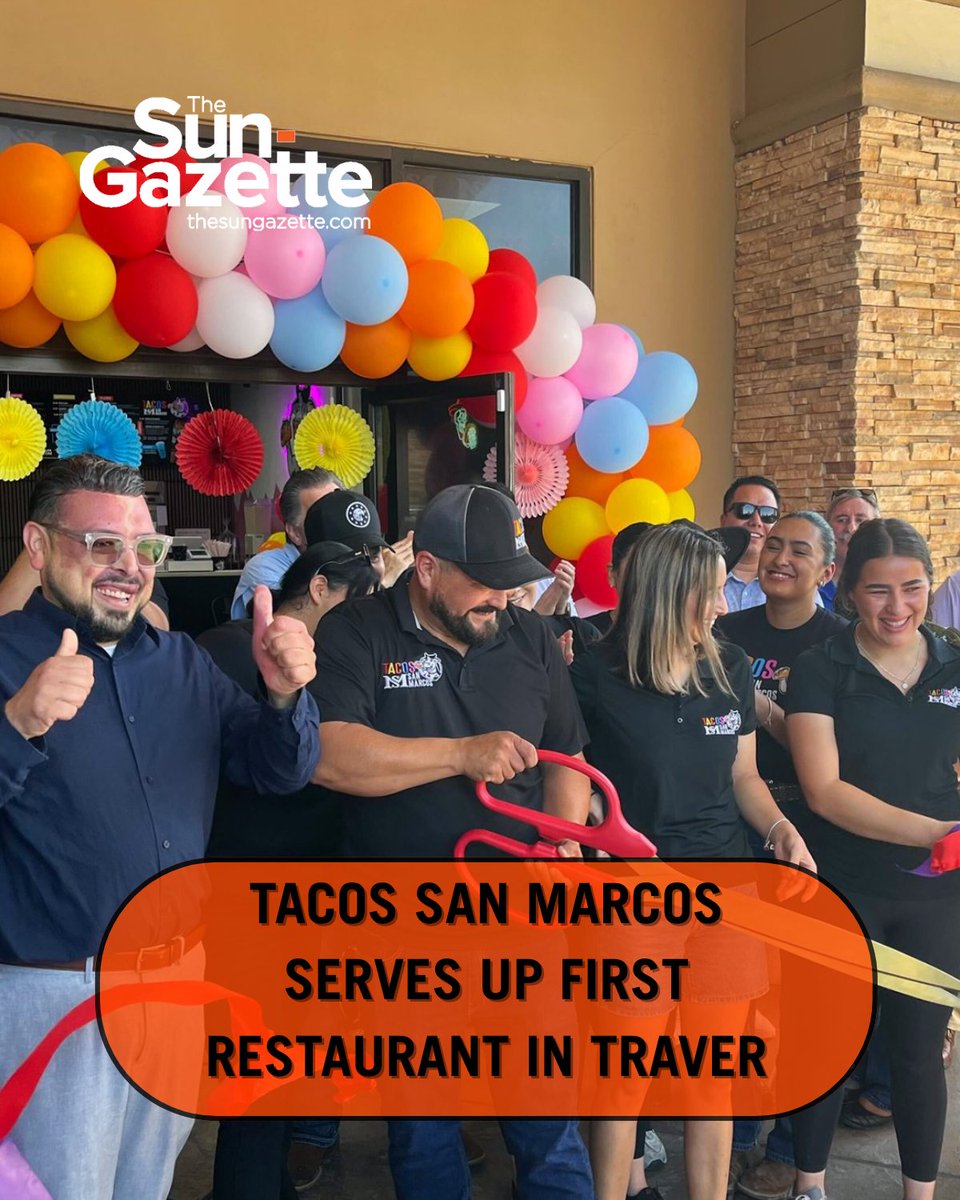 What began as catering at the Tulare County Ag Expo has evolved into a permanent fixture along Highway 99, as Tacos San Marcos celebrated the grand opening of its first brick-and-mortar restaurant.

thesungazette.com/article/news/2…