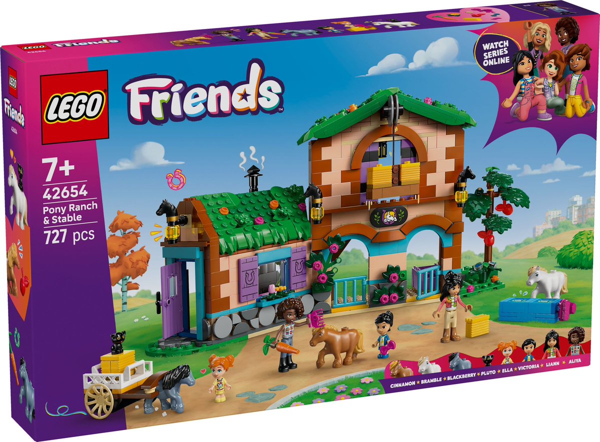 PenPlays_'s tweet image. 2025 Set of the Day
LEGO Friends Pony Ranch & Stable
Pros:
-Excels at providing the coziness using smart part with
-Angled building does so much
-Exclusive part color
Cons:
-Cozy doesn’t mean furnished, tho there was an attempt
-$70 for 2 minidolls & 2 microdolls. Fix it. More