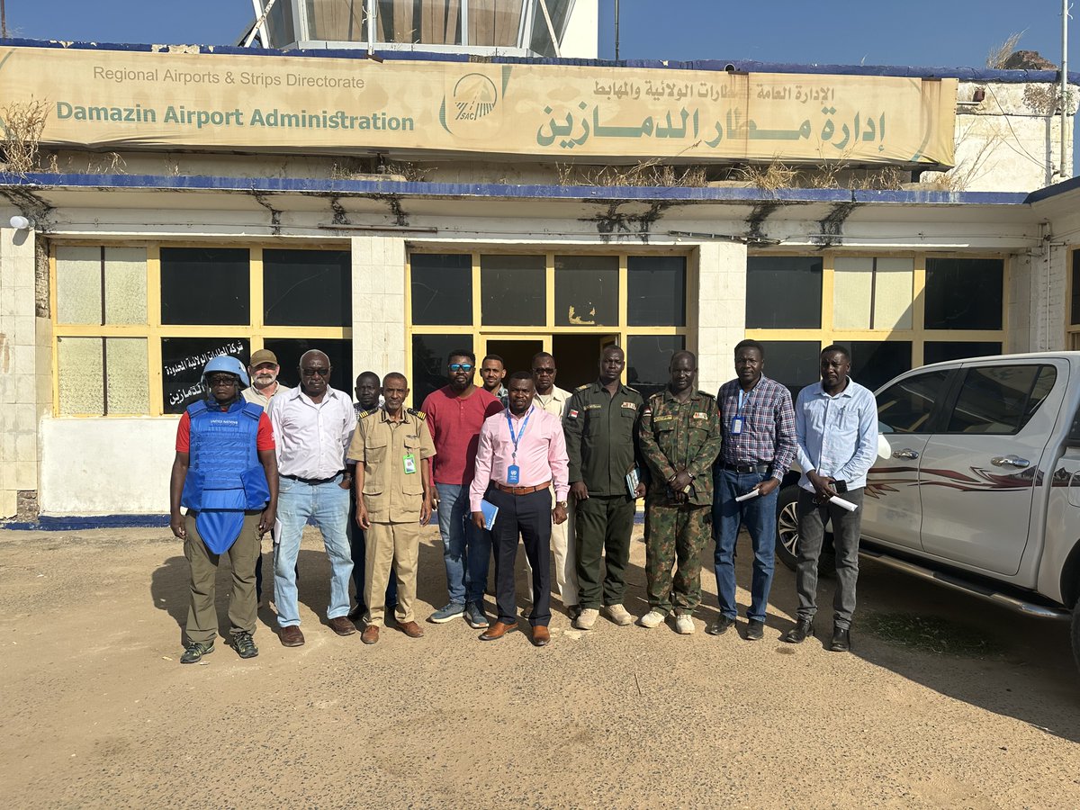 UNMAS's tweet image. 🙏Thanks to #Japan’s support, @UN #MineAction delivered key Explosive Ordnance Risk Education #EORE to 37,843 civilians & 1,249 aid workers, assessed Damazine Airport for @WFP_UNHAS & responded to 119 humanitarian requests with partners @DRC_ngo & JASMAR in #Sudan.