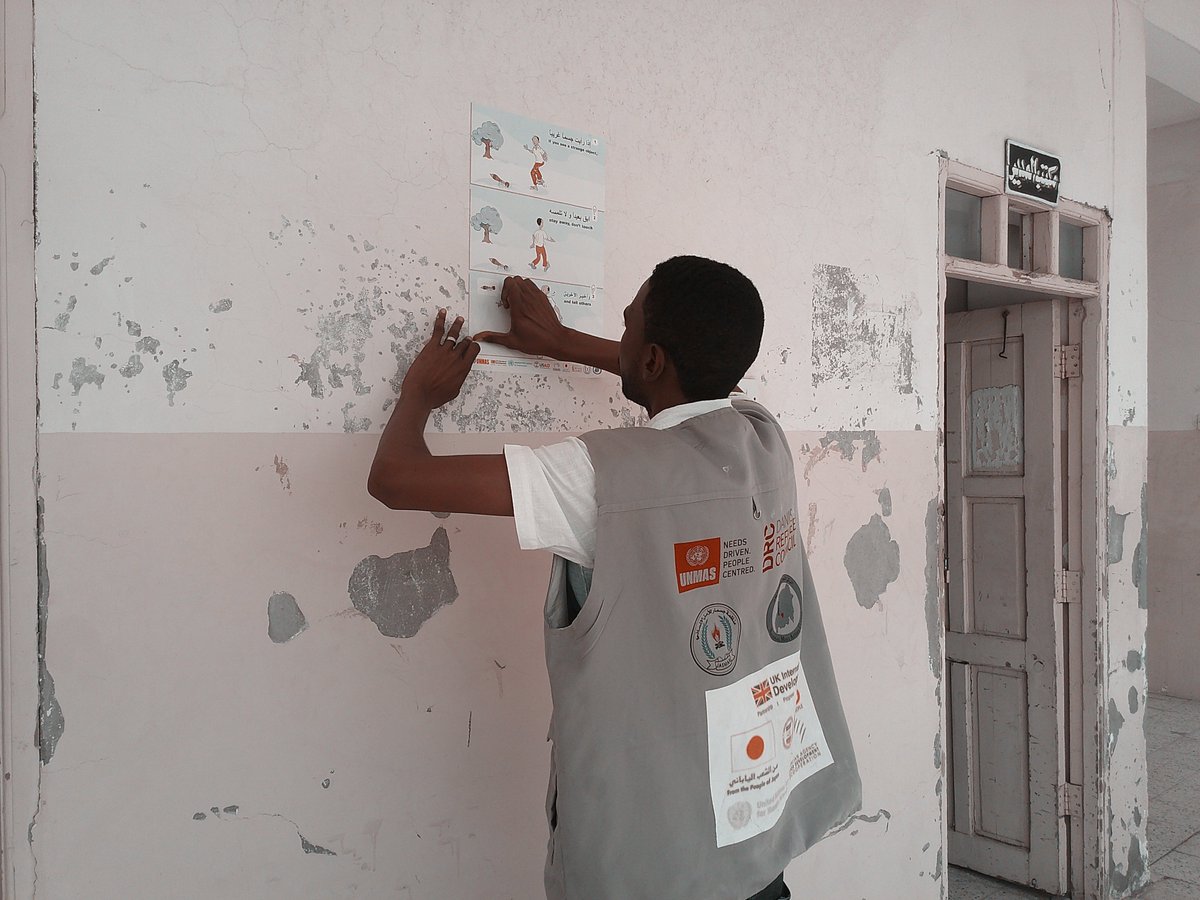 UNMAS's tweet image. 🙏Thanks to #Japan’s support, @UN #MineAction delivered key Explosive Ordnance Risk Education #EORE to 37,843 civilians & 1,249 aid workers, assessed Damazine Airport for @WFP_UNHAS & responded to 119 humanitarian requests with partners @DRC_ngo & JASMAR in #Sudan.