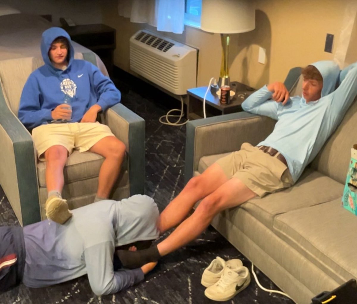 2 masters 1 submissive foot licker, I know you want to be the next one to get truly dominated by the power and  epitome of excellence. I want you in the dms serving, and setting up meets. This isn’t a game it’s real life