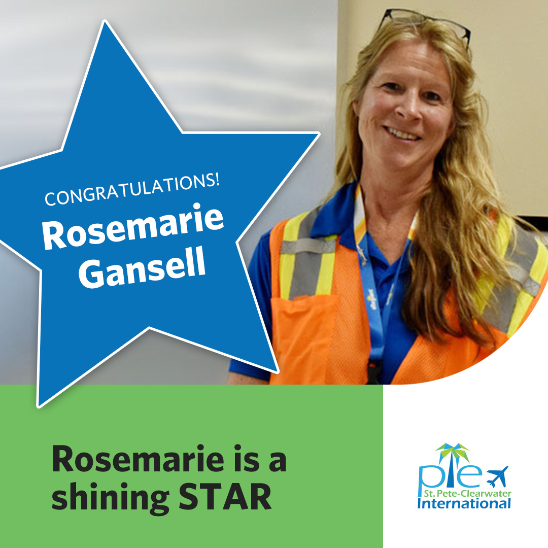 The employees at PIE have a special gift for always making sure their passengers have a great experience. When a passenger’s husband was experiencing PTSD, Rosemarie and other staff worked diligently to ensure he felt cared for and also helped the couple rebook their travel. ⭐️