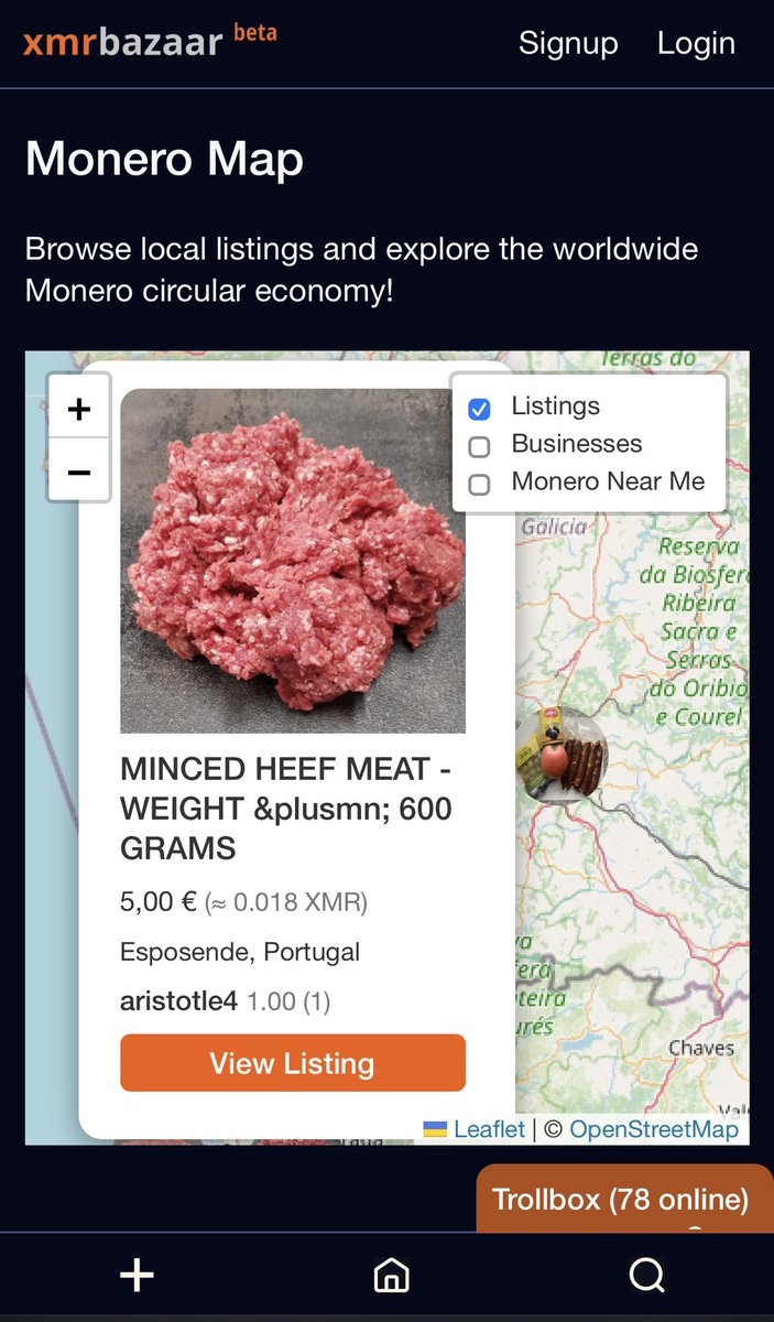 DouglasTuman's tweet image. On the move! 🌎✈️ Switched my general XmrBazaar location to Lisbon. In need of some Euros for Monero!!!
DM me on XmrBazaar if you are in Portugal and looking for Monero and have some local Monero spending tips 🙏
Awesome to see listings & users on the Monero Near Me map in…