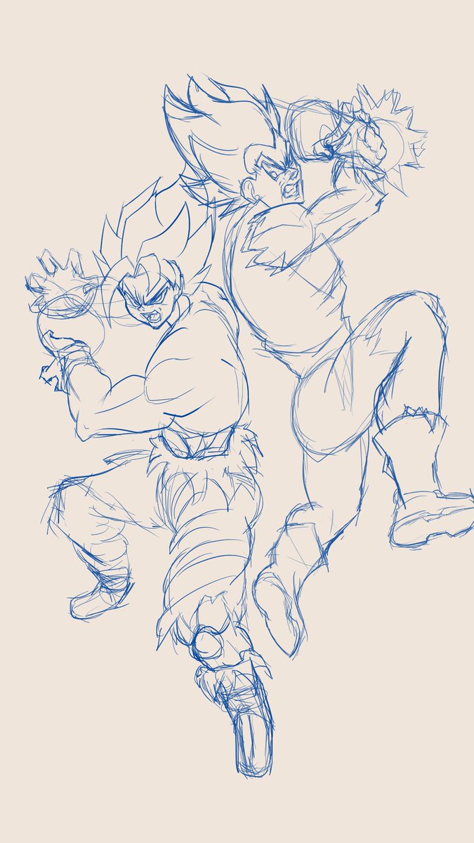 EvolvingRage's tweet image. WIP 1
Trying to recreate that scene from the Broly movie.
#DragonBall #fanart