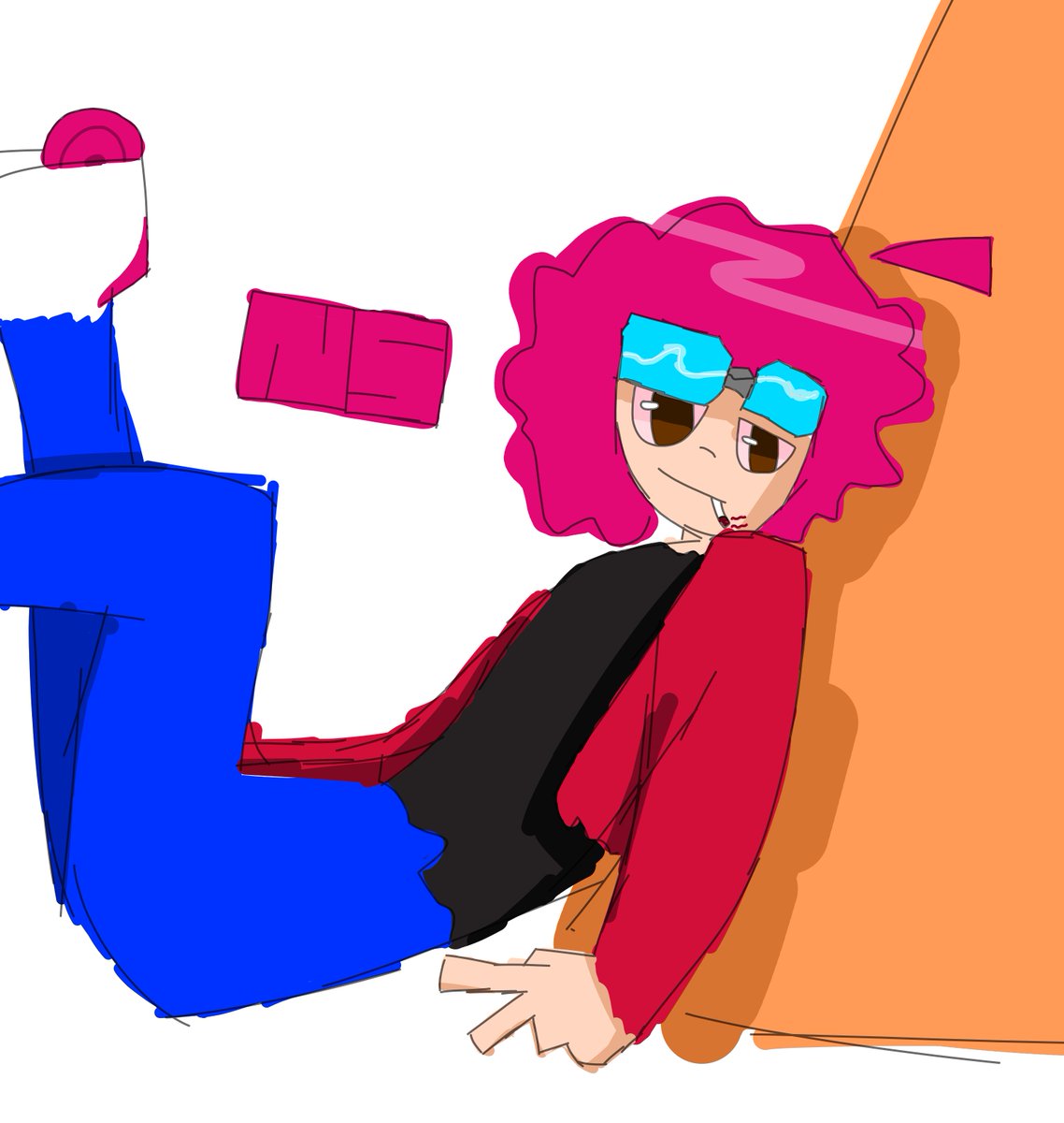 nikkogamer3's tweet image. É maconha porra #art #arte #digitalart #krita