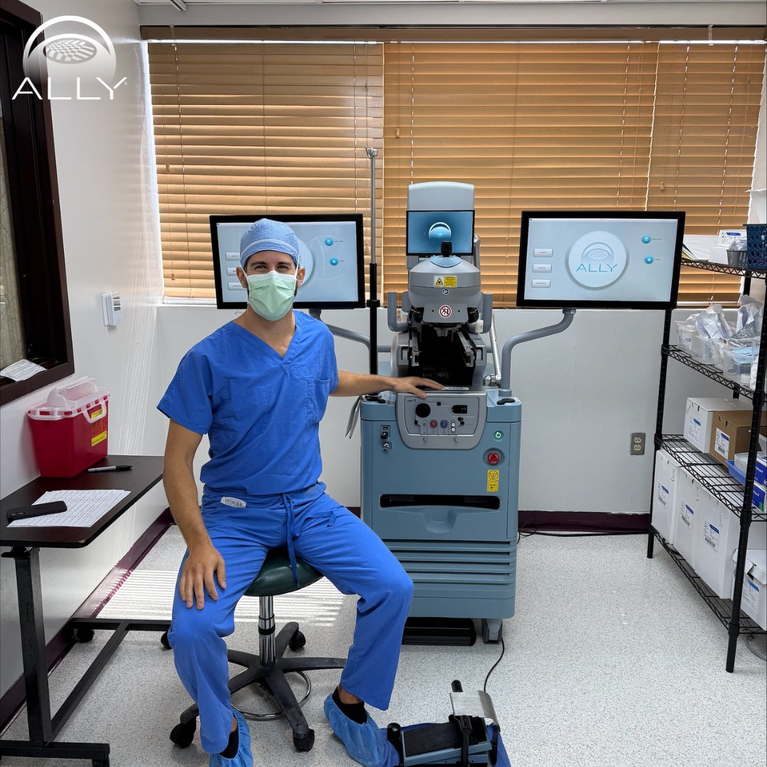 Welcome new ALLY® user Dr. Soifer from Zarco Vision Center. Learn how ALLY's robotic precision and accuracy can make a difference for your practice! bit.ly/4lpaRB1

#RoboticLaserSystem #LENSAR #ALLYSystem
