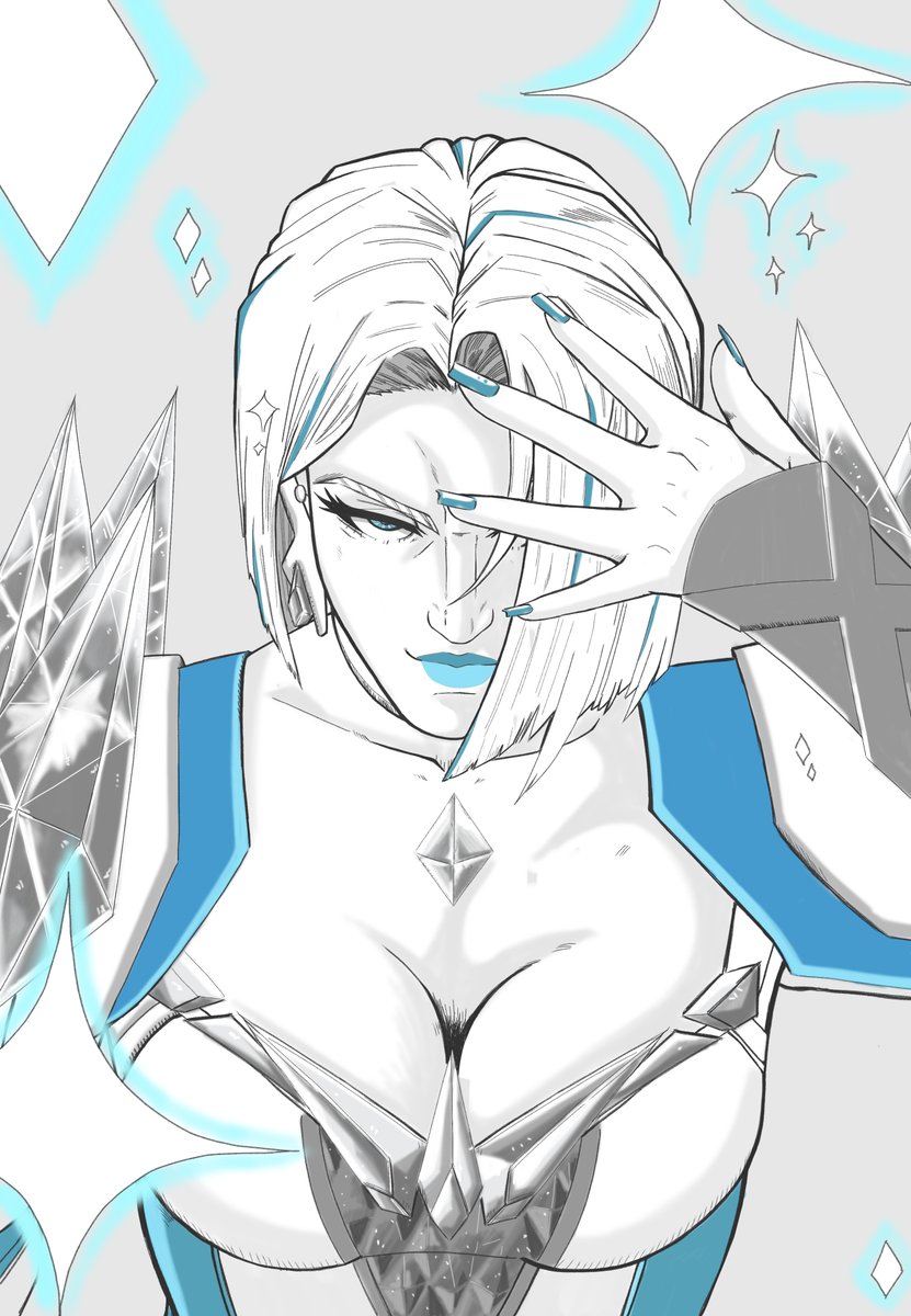 Emma Frost Sketch (Color Isolation)

Now, is this actually a sketch? Is this just using color isolation because I'm too lazy to color it all right now?

The answer is to shut up and kneel, peasant.