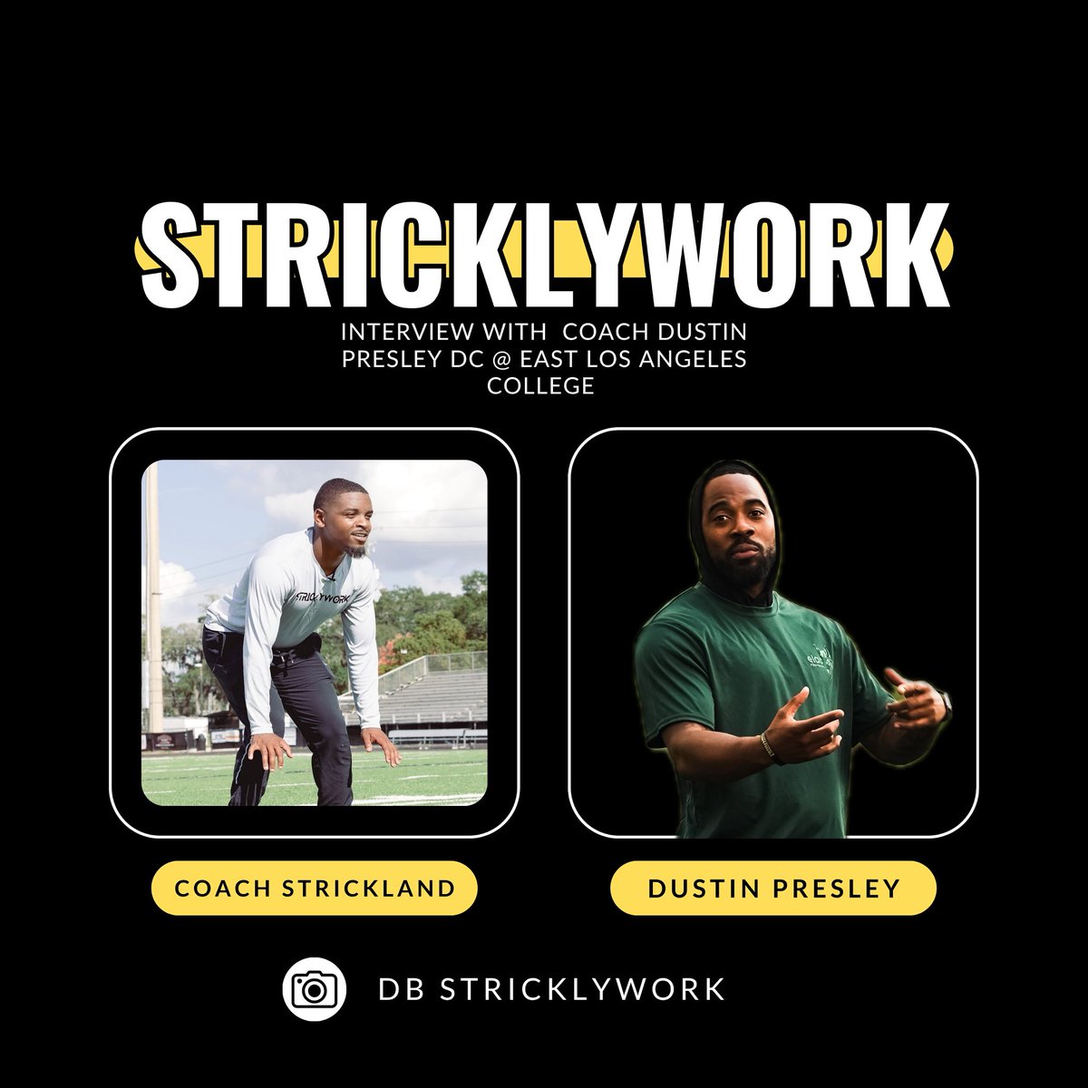 DBcoachstrick's tweet image. 🎙️TAP IN LIVE!
Tomorrow we’re going IG Live with Coach Presley, Defensive Coordinator at East LA College 🏈🔥
talking defensive philosophy, JUCO grind, player development, and what it takes to dominate on the next level. Don’t want to miss this!
📍LIVE tomorrow
@d_presley14