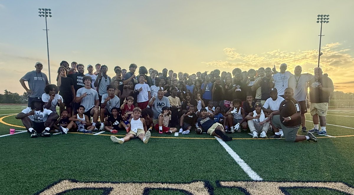 Great night with CP Crusaders 💙💛
#McDevittFootballFamily 
#GoCrusaders
