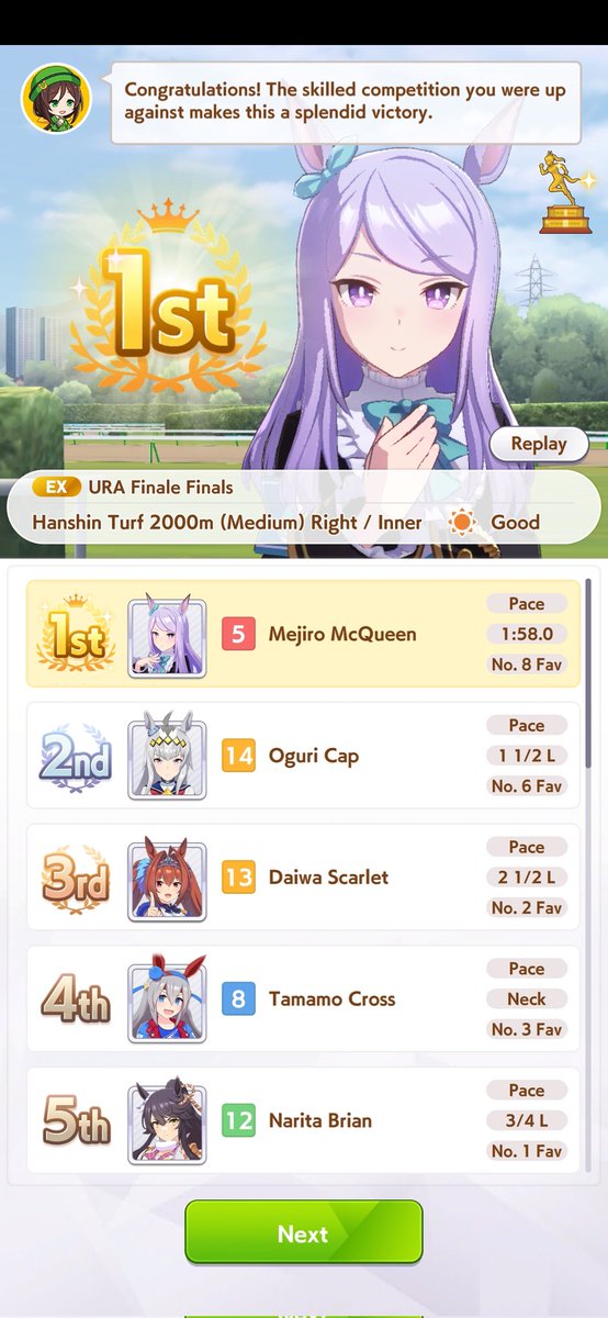 DisguyL's tweet image. (Disregard my training regiment, even I don't understand my method)

MEJIRO MCQUEEN MY BELOVED