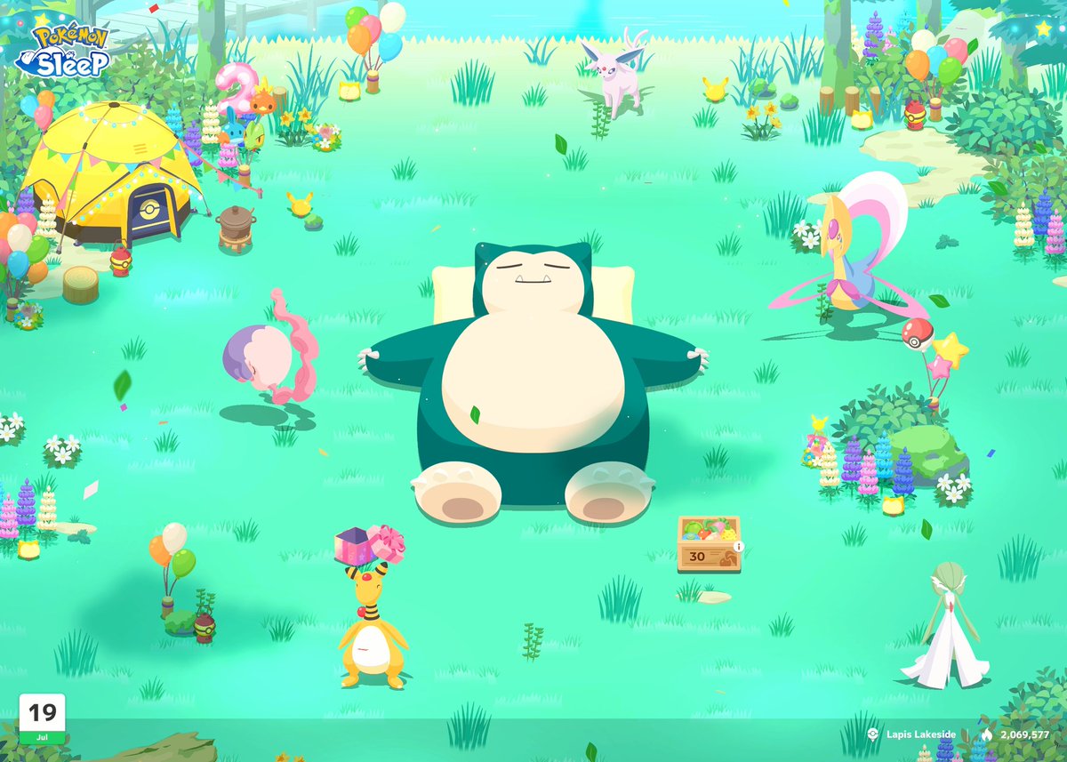 sohhanwei's tweet image. #PokemonSleep2nd my team this week