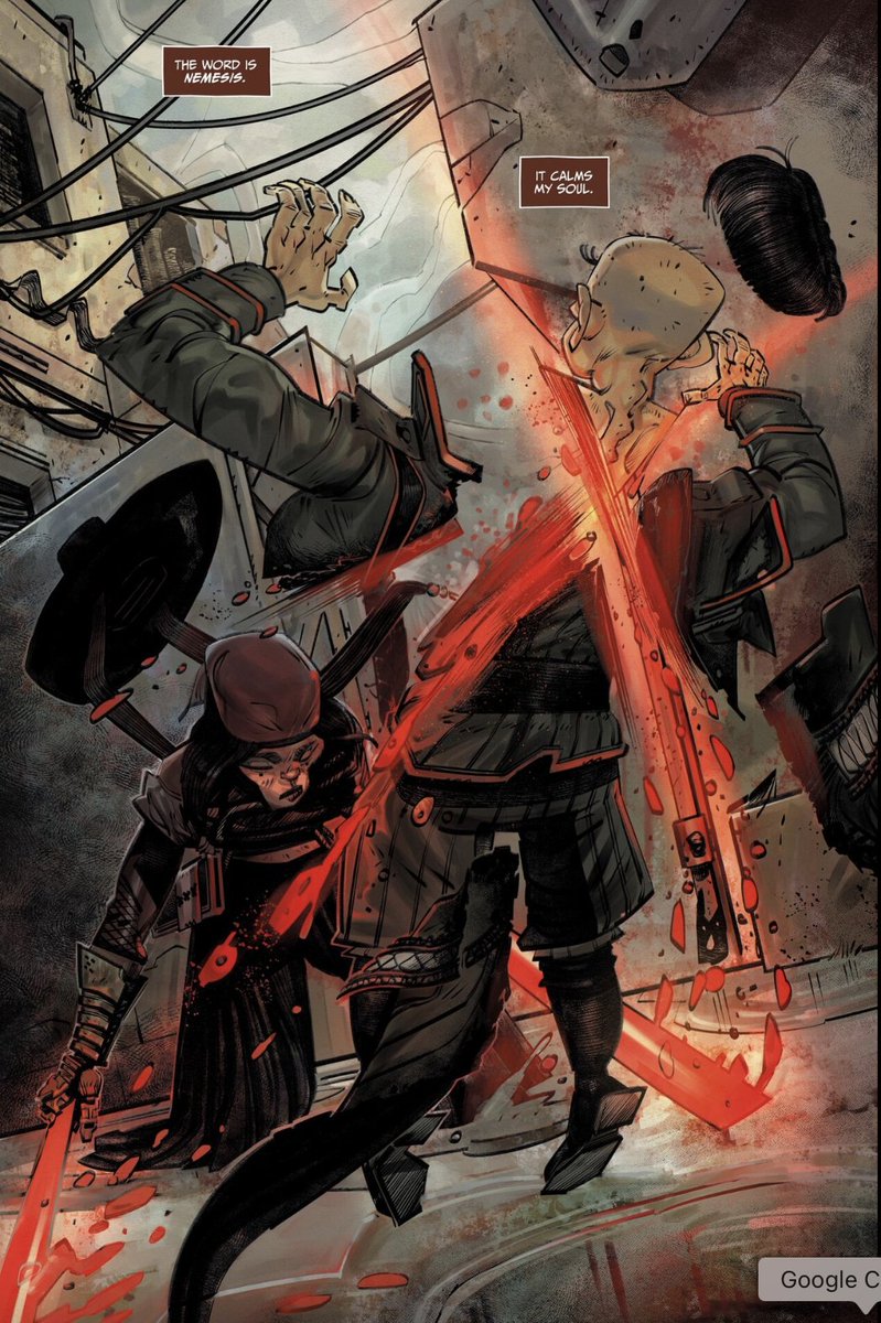 ClarkJoeDCEU's tweet image. So many crosses in #Nemesis life. Usually a symbol representing mercy, salvation, rebirth. Also a metaphor for suffering, and opression. Very visually fitting with her themes in the #RebelMoon universe.