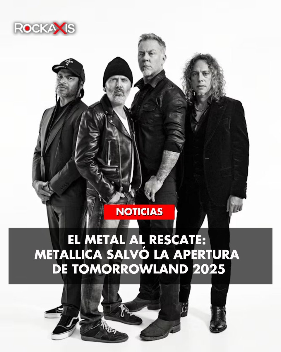 rockaxisoficial's tweet image. 🔥 Cuando el metal salvó a la electrónica 🔥 

Una alianza impensada cambió el rumbo de Tomorrowland 2025: tras el incendio que destruyó el Mainstage a solo días de su inauguración, Metallica apareció al rescate. 

La banda habría aportado estructuras, personal técnico y su vasta…