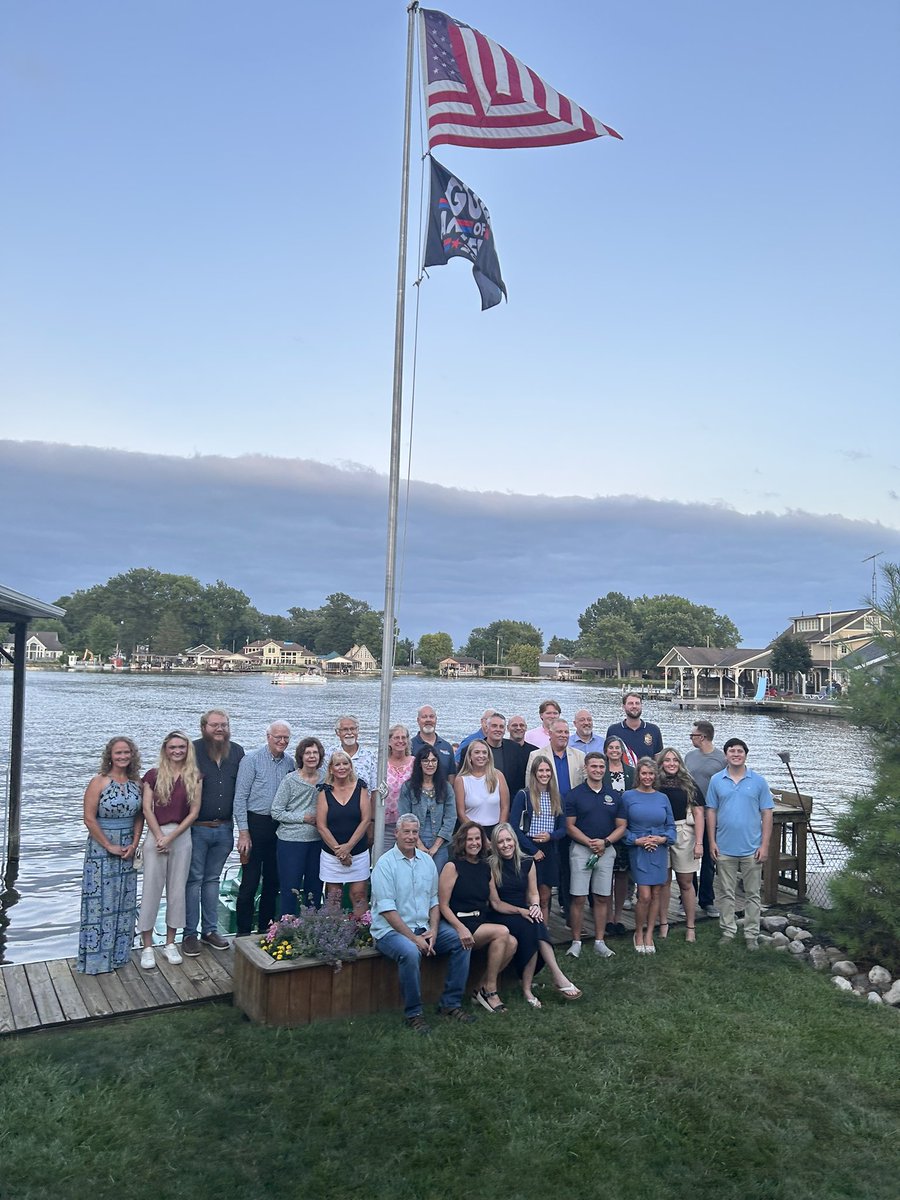 Lear4Liberty's tweet image. Ohio’s grassroots MAHA caucus and Turning Point hosted the Ohio House of Representatives MAHA Caucus tonight! Great speakers, wonderful guests, beautiful location hosted by Eddie and Wezlynn Davis at Indian Lake. Reps Barhorst, Click, Lear and Matthews attended with @JoshuaLisec…