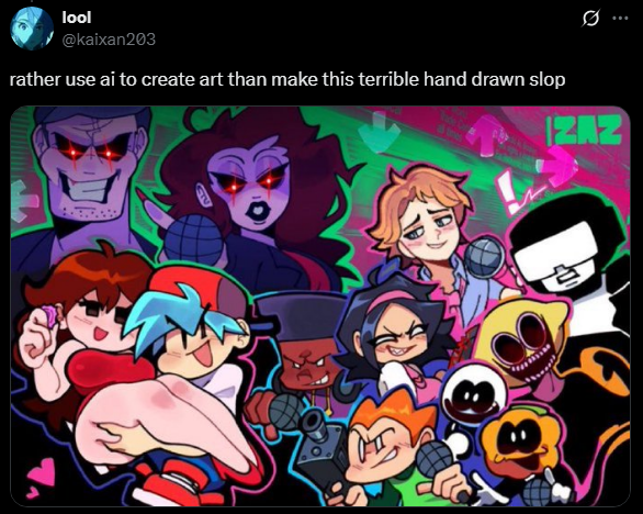 RayneDropVT's tweet image. Chat he doesn&apos;t know what taught ai to draw