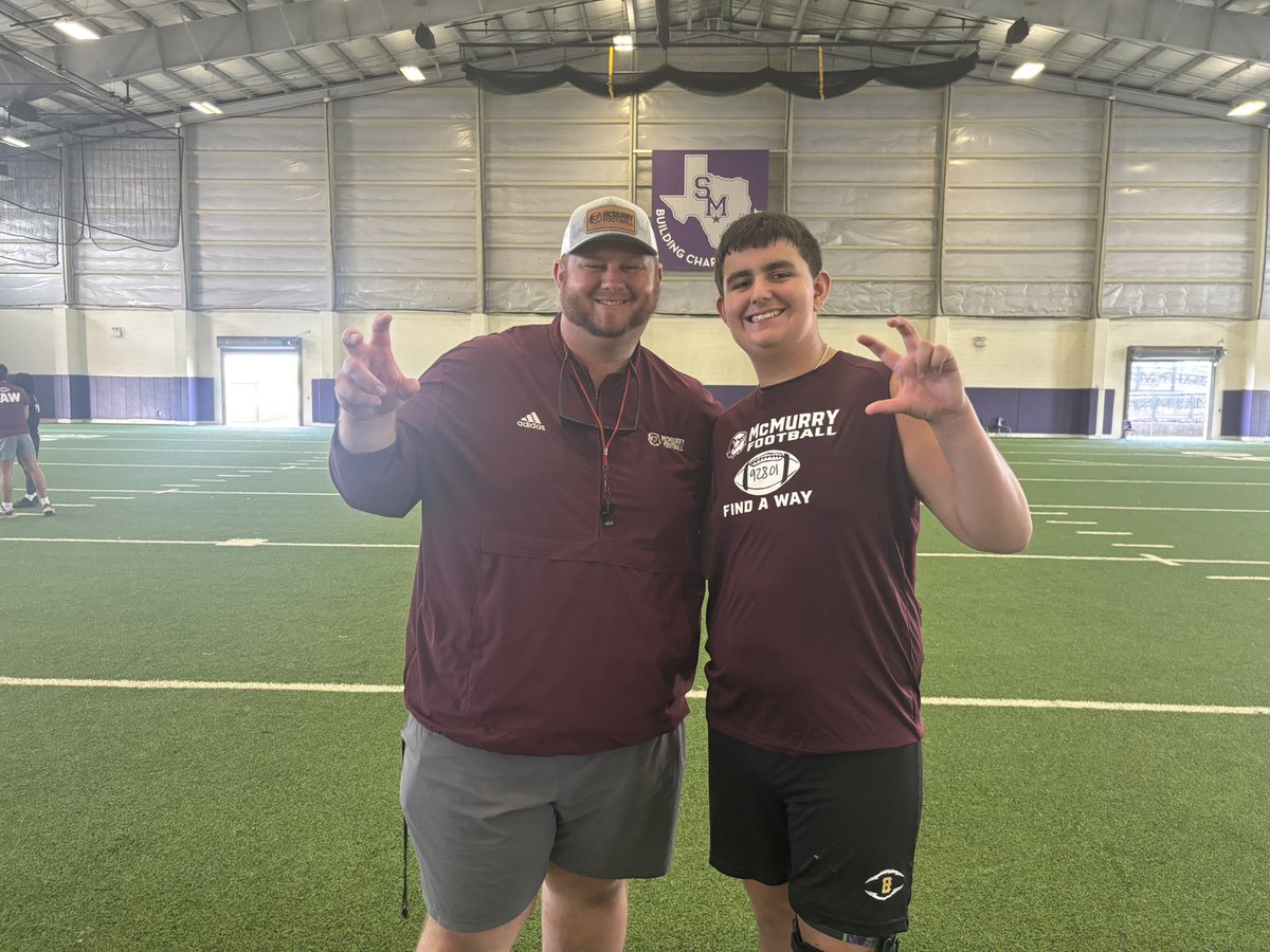 EvanKompara's tweet image. I’d like to thank the McMurry coaches and staff for helping me learn some new techniques and pushing me past my limits at this camp @BasoreCoach @McMURRYFOOTBALL @CoachMNewby @CoachNealMcM @CoachRitcheyFB @BFNDFball #BFND