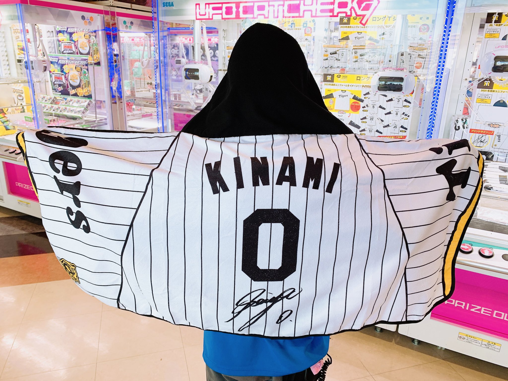2025阪神タイガース なりきりフード付タオル～GiGOグループのお店限定～ GiGO 新三国アルゴ7 on X: 