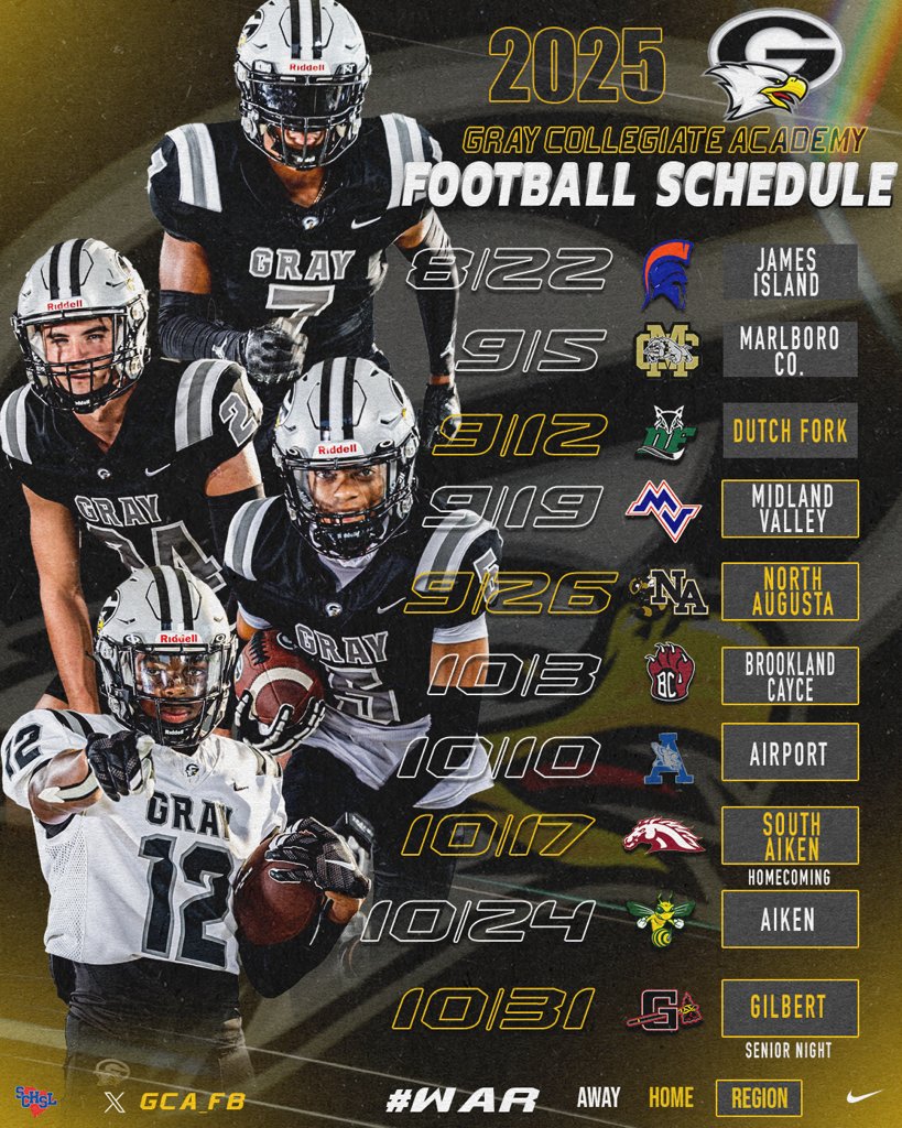 GCA_FB's tweet image. 6️⃣ more Friday&apos;s til KO

Ready for #WAR