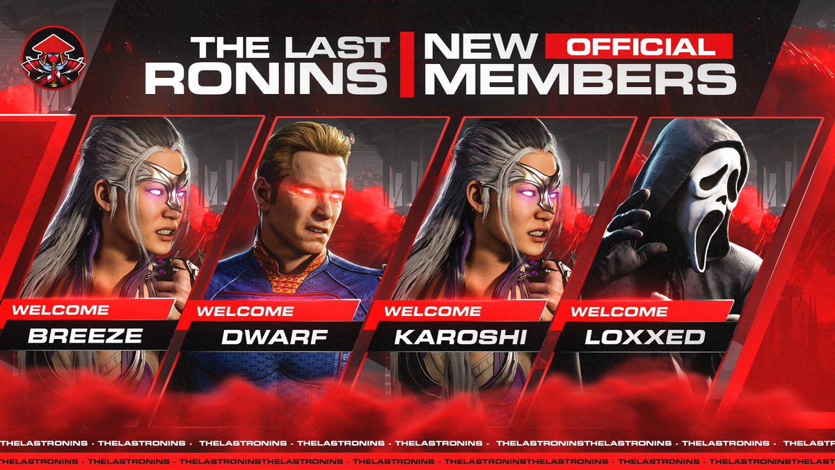 The Last Ronins (@thelastronins) on Twitter photo The most rewarding aspect of this tram has always been recruiting raw talent, watching them grind, lose, crash out, level up, and inevitably make their way to the top.
We'd like to officially welcome 4 new Ronins to the family.
<a href="/Pursuingbreeze/">TLR | PB⭐️</a> <a href="/Mkdwarf/">TLR | dwarf</a>
<a href="/Karoshi2x/">TLR | Karoshi</a> <a href="/locks_9/">TLR | loxxeds</a>
浪人 The most rewarding aspect of this tram has always been recruiting raw talent, watching them grind, lose, crash out, level up, and inevitably make their way to the top.
We'd like to officially welcome 4 new Ronins to the family.
<a href="/Pursuingbreeze/">TLR | PB⭐️</a> <a href="/Mkdwarf/">TLR | dwarf</a>
<a href="/Karoshi2x/">TLR | Karoshi</a> <a href="/locks_9/">TLR | loxxeds</a>
浪人