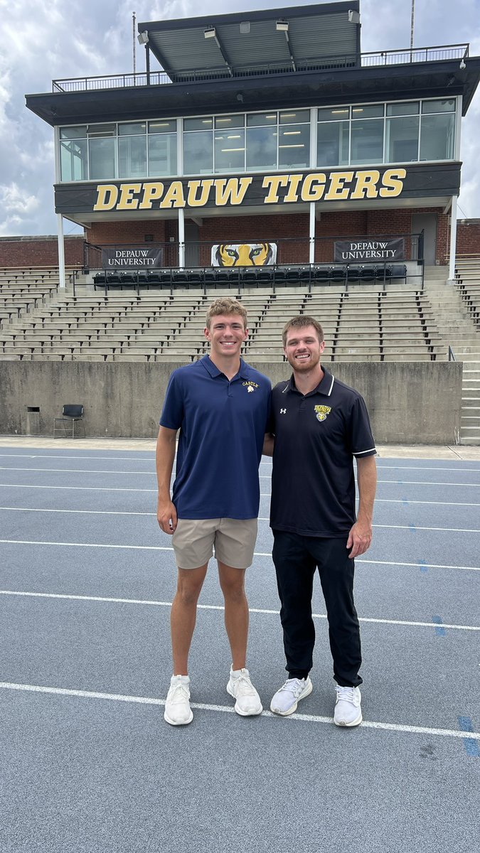 C_Richards_7's tweet image. Thank you @CoachDHyatt for having me up for a visit today. I had a great experience and I’m excited to be back in the fall.@qbdietz @DePauwTigersFB 

@Castle_Football