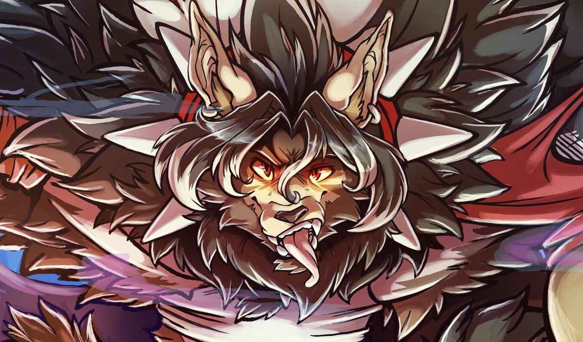 Doryuu_Z's tweet image. The moon goes up, the wolf comes out 🌕🐺
Absolutely phenomenal and beautiful piece of WereDor by @benbencoo!! I can’t get over how hard they KILLED this~ 🔥❤️