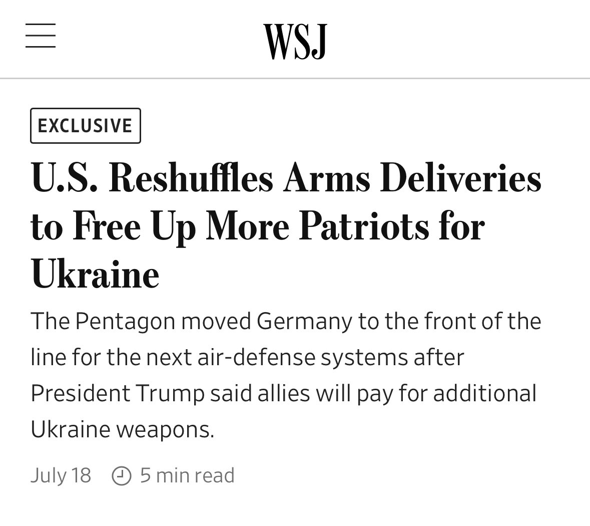 DougKlain's tweet image. A headline like this would have seemed unthinkable a month ago