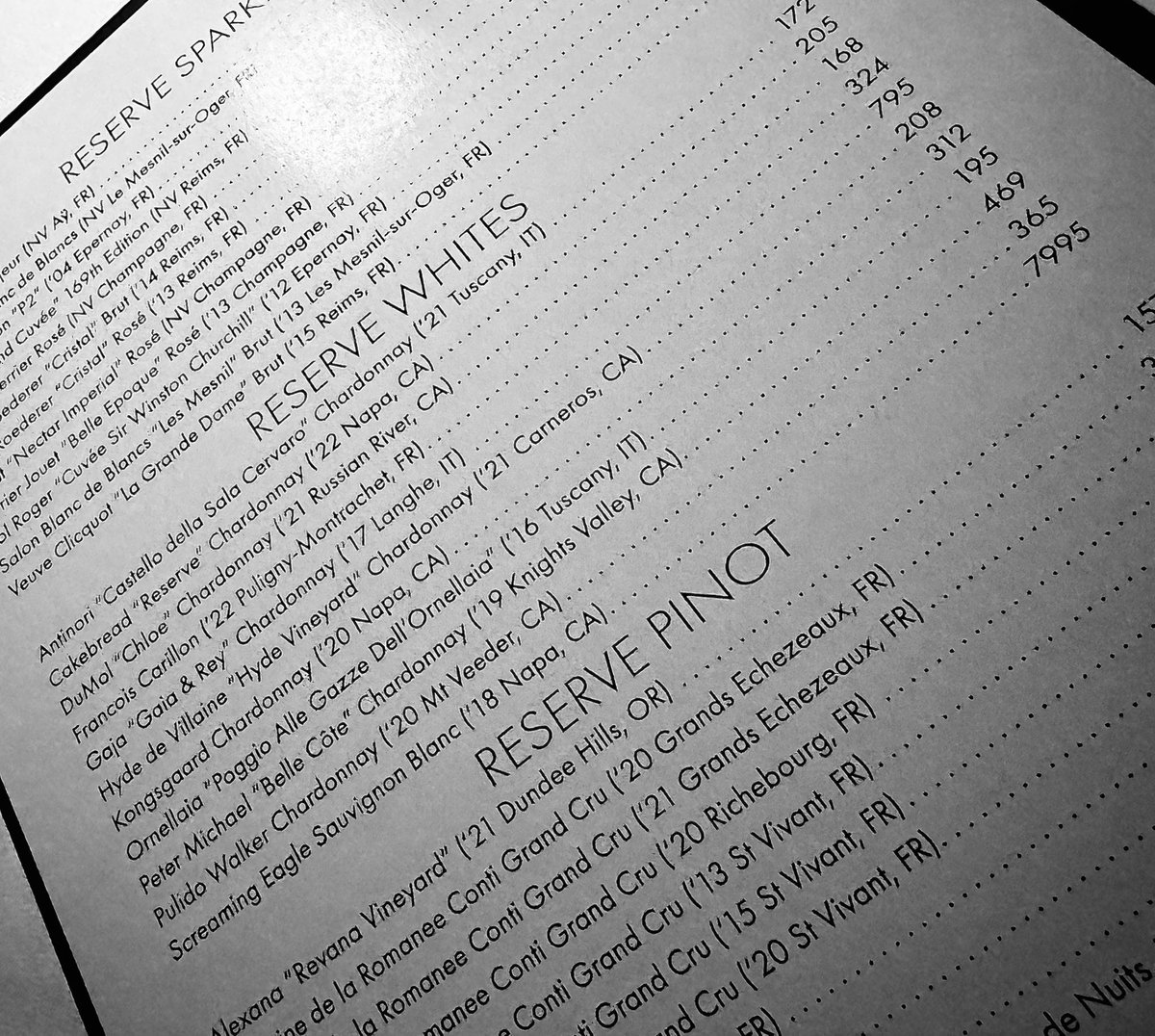 Shoutout to all the oligarchs rolling in to Houston drinking $8,000 Sauvignon Blanc.