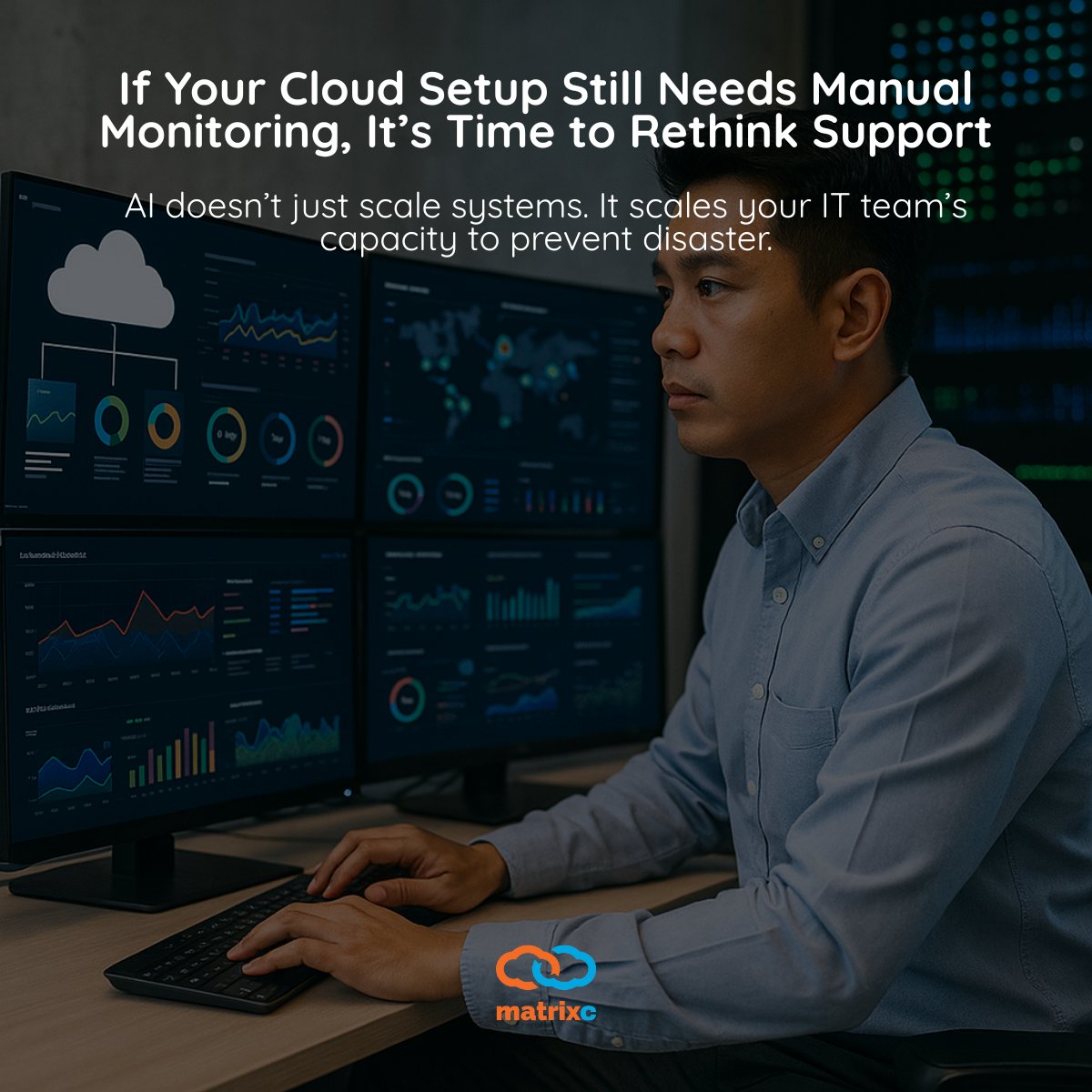 matrixconnexion's tweet image. From GCP environments to hybrid infrastructure, let’s make your IT operations smarter—not just bigger.
Learn how → matrixc.com/cloud-infrastr…

#AIOps #CloudExecution #matrixc #MatrixConnexion #SmartMonitoring #InfrastructureThatScales