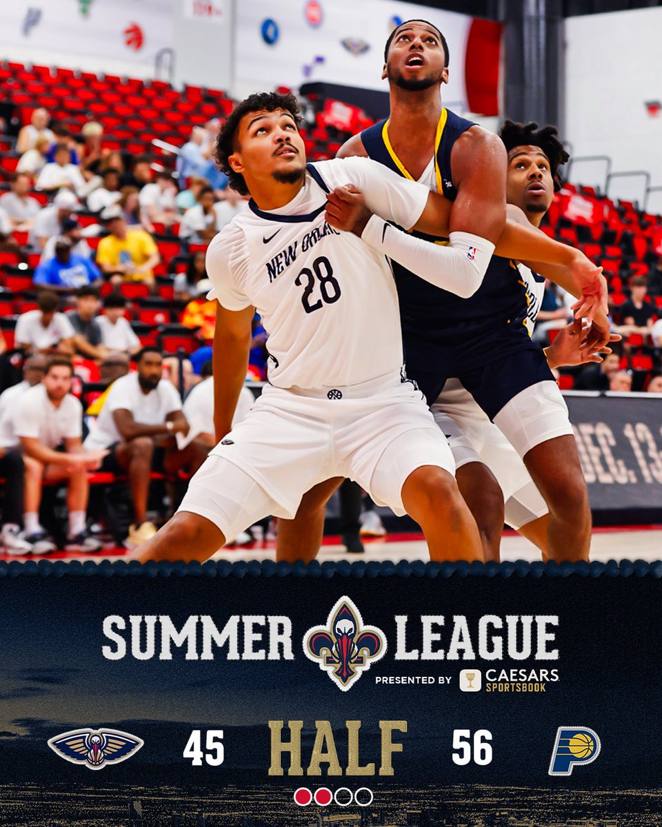 PelicansNBA's tweet image. still plenty of ball left
#Pelicans | @CaesarsSports