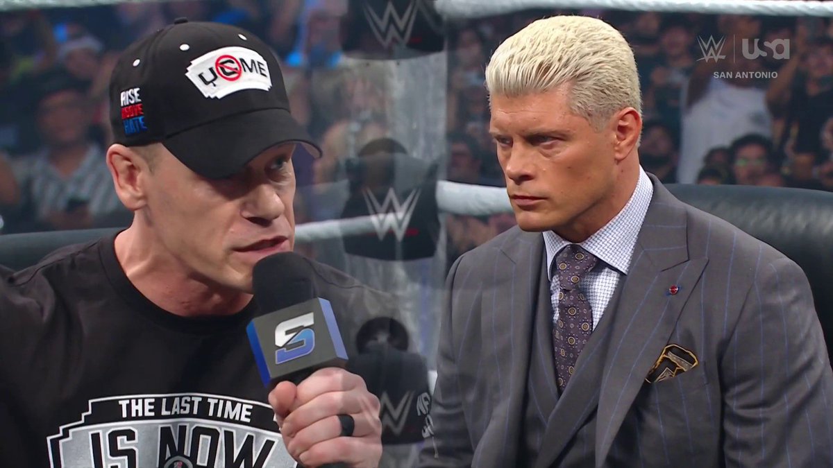 TheCenaMark's tweet image. &quot;I am not going to be at SummerSlam.” - John Cena 

#SmackDown
