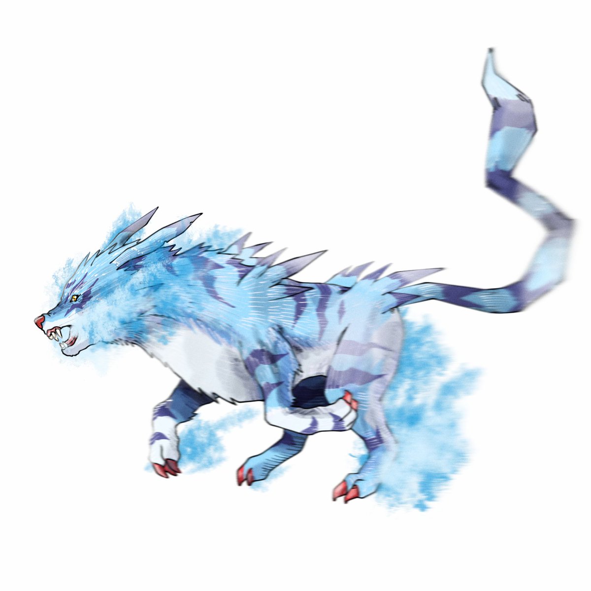 Weirdomonok's tweet image. Garurumon
#Digimon #Garurumon