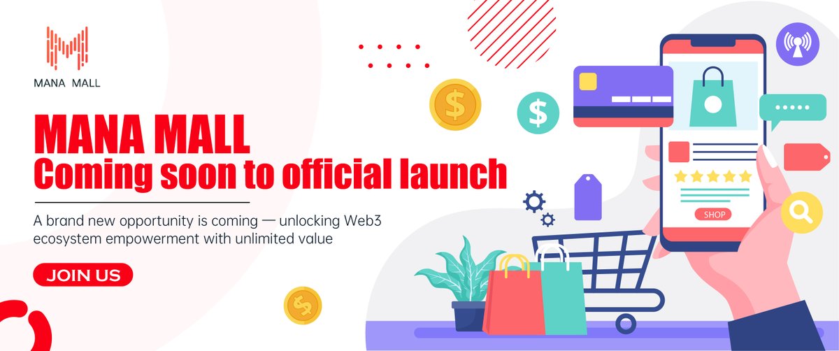 🎁MANA MALL
🚀 MANA Mall is about to officially launch
🔥 Merchant recruitment is about to begin
💥 A brand new opportunity is coming — unlocking Web3 ecosystem empowerment with unlimited value