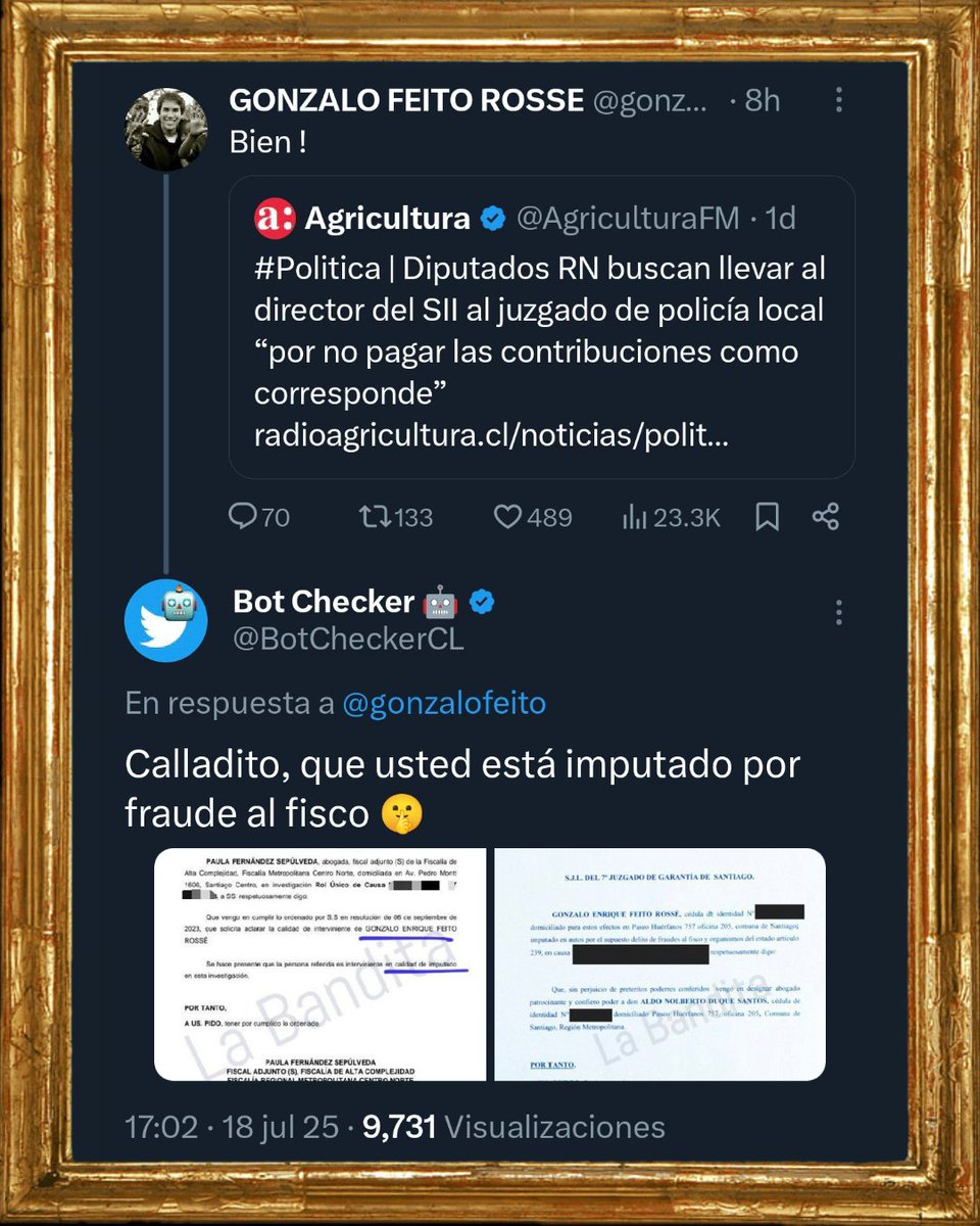 🖼️«Bien Feito se ve el burro hablando de orejas»
Oleo sobre tela, julio 2025.