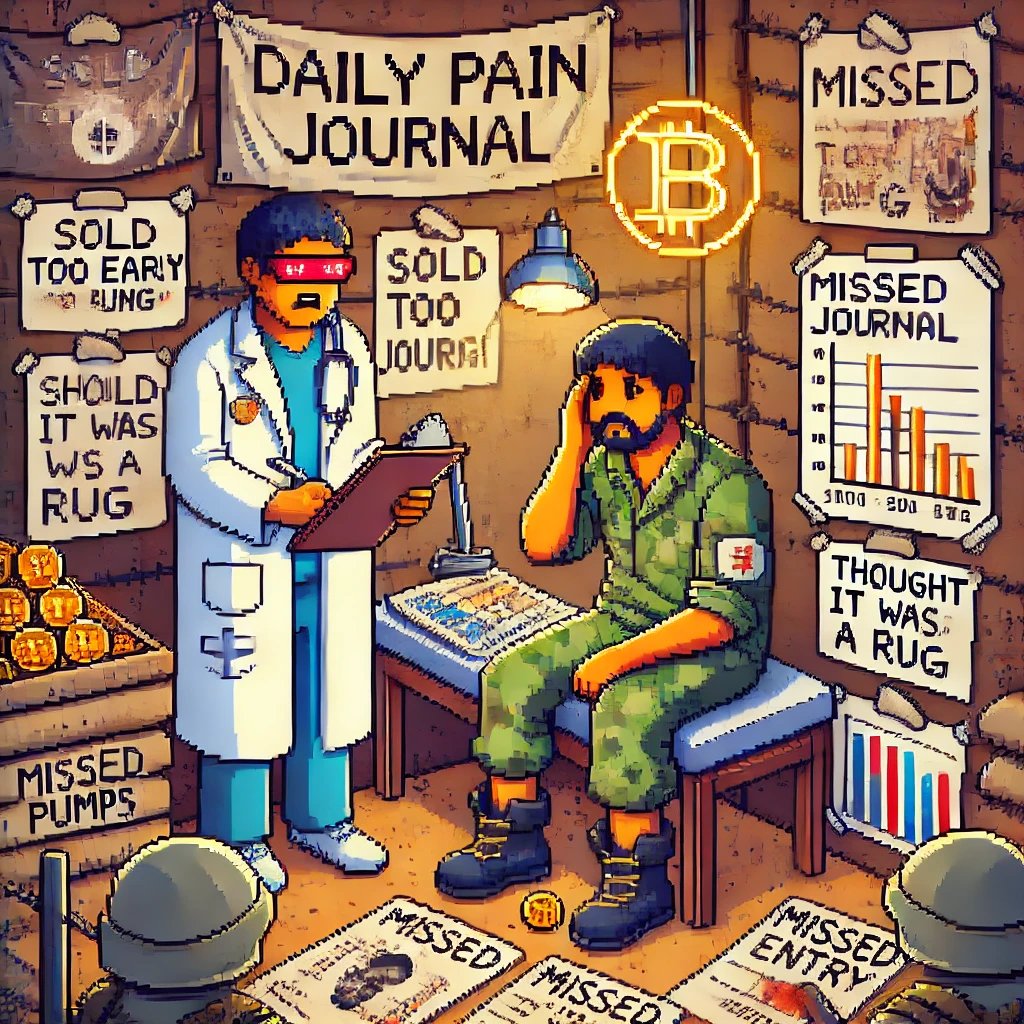 MissedThatPump's tweet photo. July 18, 2025 Pain Journal:

Missed Pumps:
1. 14x
2. 4.6x
3. 46x
4. 5x
5. 2.7x
5. Other misses, too painful to document it all

Total missed: 95.3X (95.3 Sol @ $176 = $16.7K)

Headed to the medic, but will return tomorrow! https://t.co/tfxvzUY5QZ