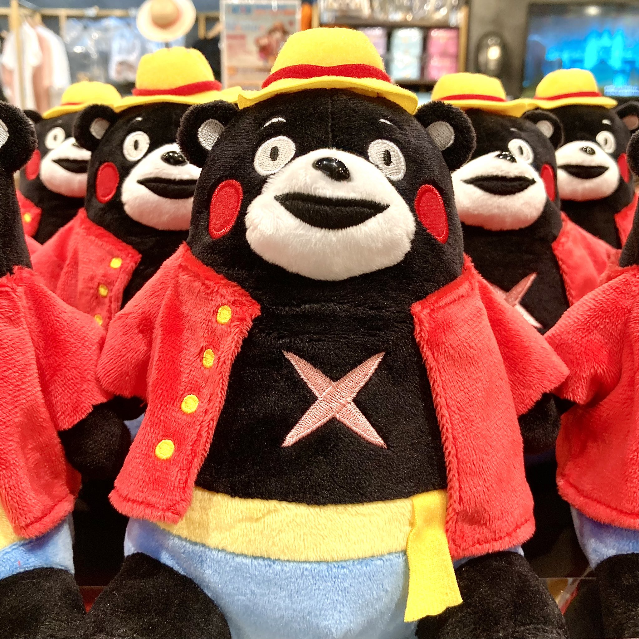 ワンピース麦わらストアむぎむぎくまモンルフィ 史上最も激安】 JAPAN KUMAMOTO WORLD PIECE ONE on X