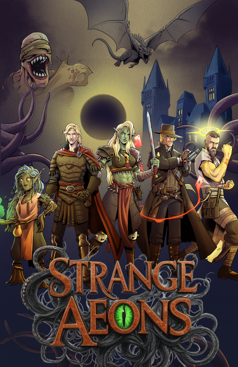 LIVE NOW
Join us for our #SavageWorlds horror show STRANGE AEONS

<a href="/TheRealErudi/">Erudi</a> is our GM!

<a href="/Sevvy_707/">Sevvy</a> , <a href="/richard_froste/">Froste</a> , <a href="/MossMoophe/">Moss</a> , <a href="/Chrysanth1mum/">Chrysanth</a> , and <a href="/LaylinesBand/">Laylines</a> are our players!
Art by: <a href="/sebaguidobono/">Seba Guidobono</a>

Join us live on <a href="/KickStreaming/">Kick</a> and Youtube!
kick.com/moonskull36