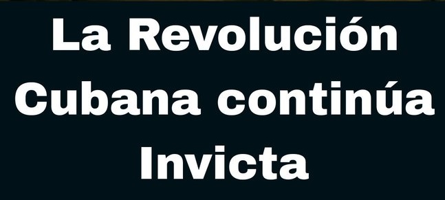 Aquí no se rinde nadie jamás #CubaEstáFirme 🇨🇺 .