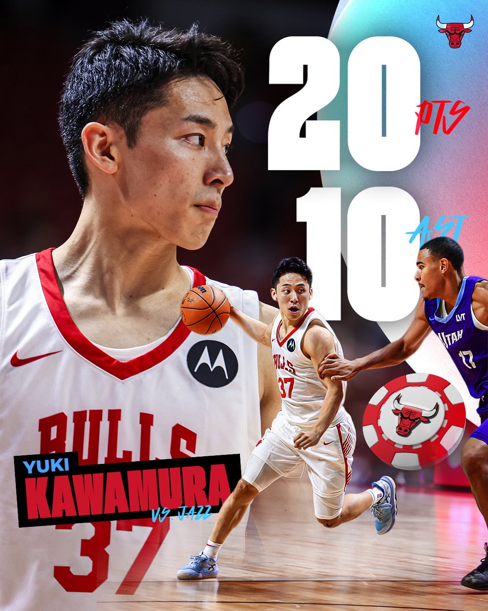chicagobulls's tweet image. Another THRILLING @KawamuraYuki game! ๐๐ฏ๐ต