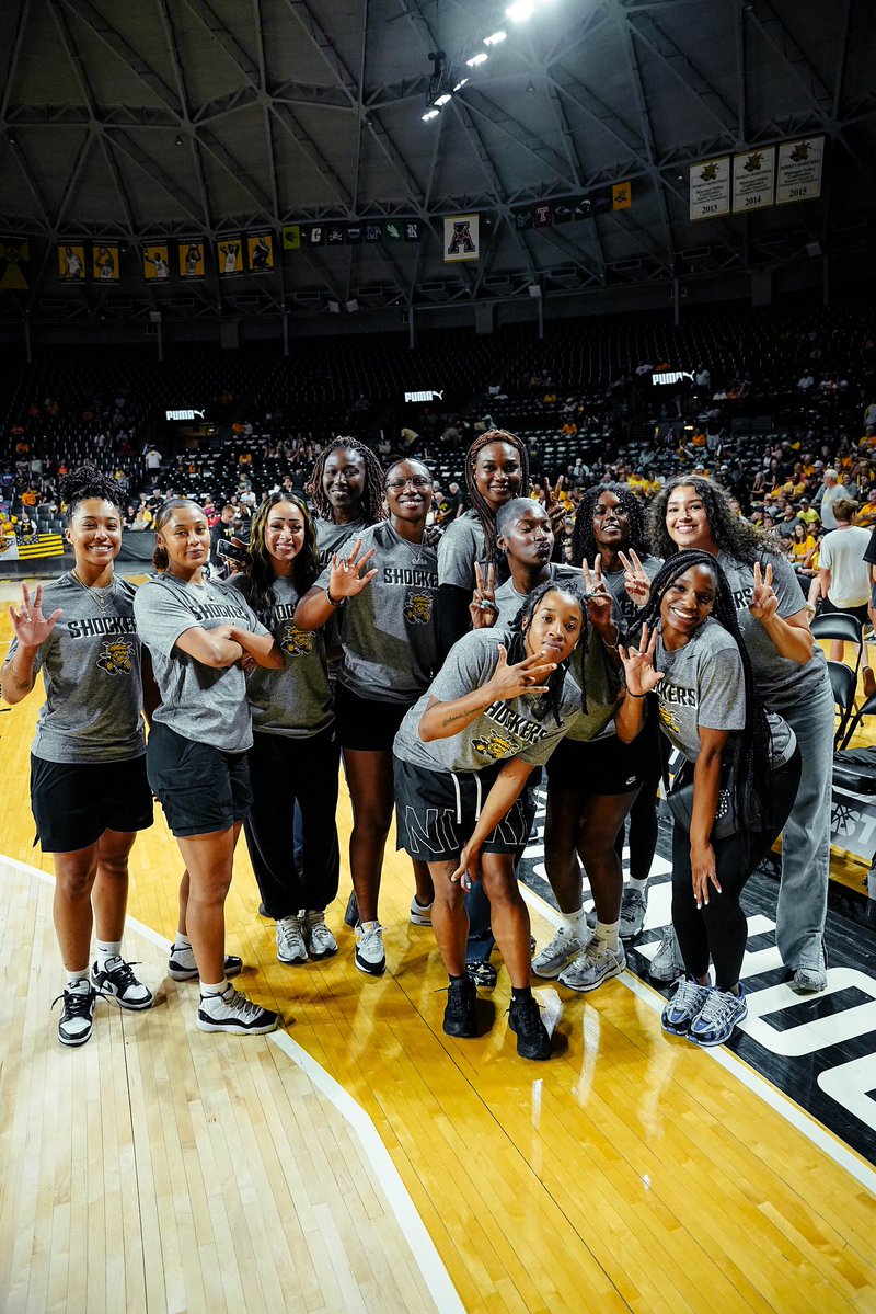 GoShockersWBB's tweet image. We love when Shocker Nation is in the house! 💛