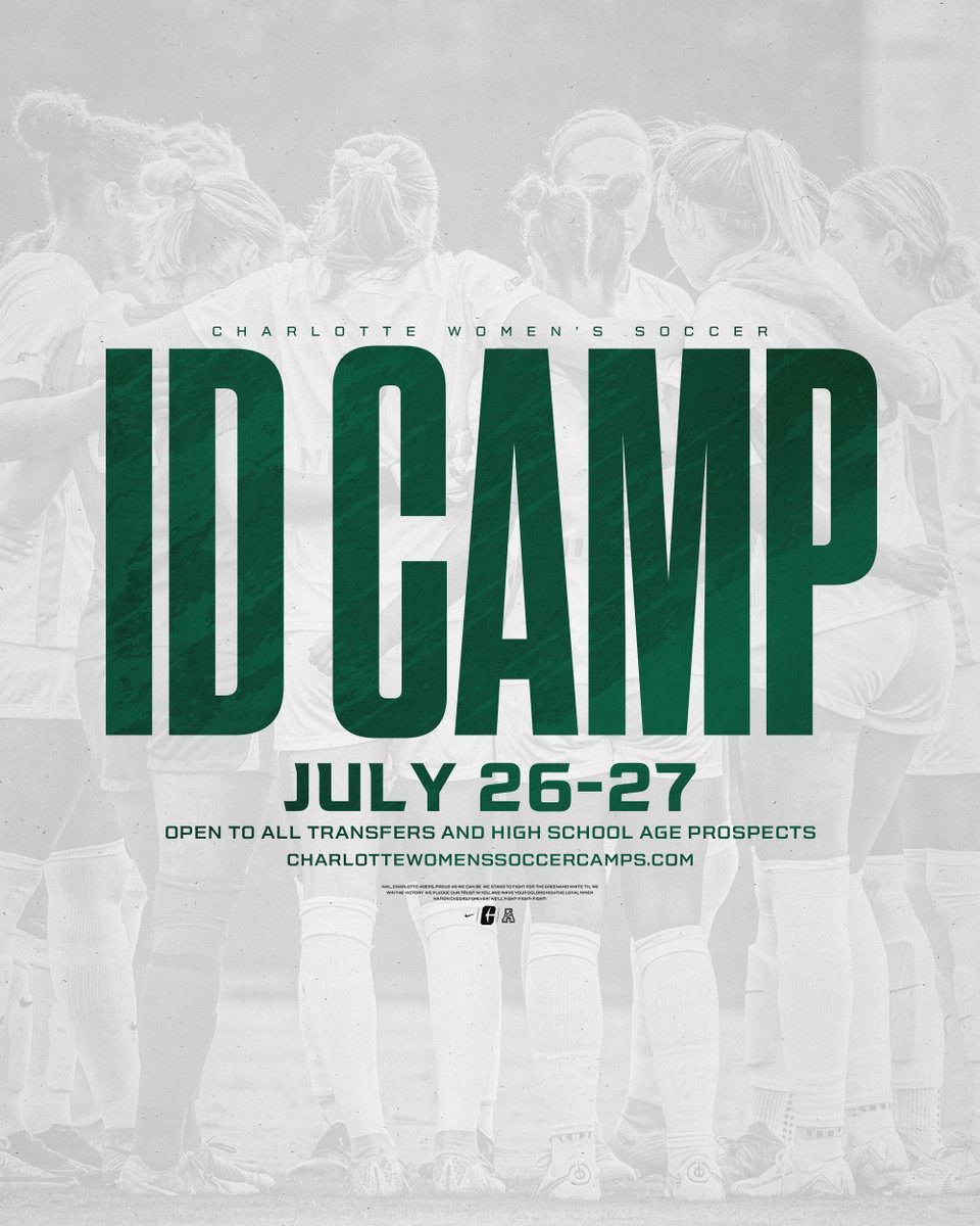 CharlotteWSoc's tweet image. ๐๐ ๐๐๐ฆ๐ฉ โฝ๏ธ
Don't miss our Summer ID Camp next weekend. One-day and two-day options are available!
๐ ยป clt49e.rs/WS25sIDc
#GoldStandardโ๏ธ