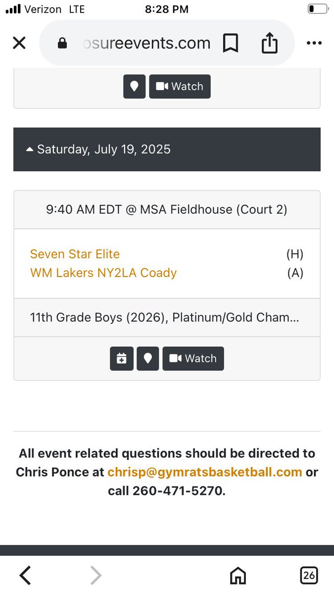 My first game of the day tomorrow at the Brawl for the Ball <a href="/CoachEC_/">Ethan Coady</a>