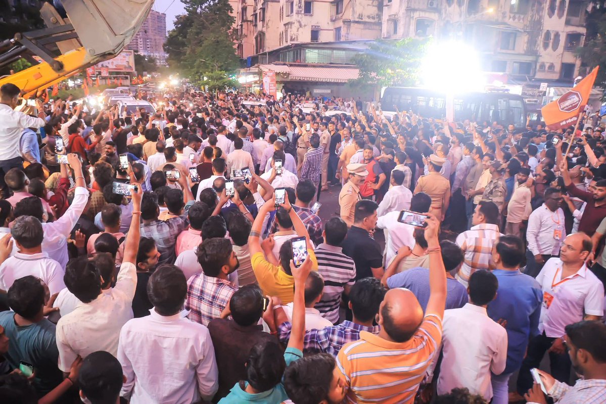 जेव्हा आपला मराठी माणूस एकवटतो... राजसाहेब.. मीरा-भाईंदर. 🔥🔥