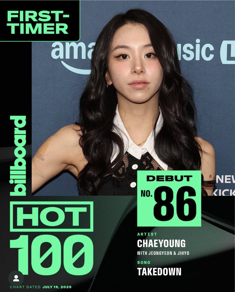 JEONGYEON, JIHYO, and CHAEYOUNG has officially recognized by Billboard as First-Timer Billboard Hot 100 Charting Artists!