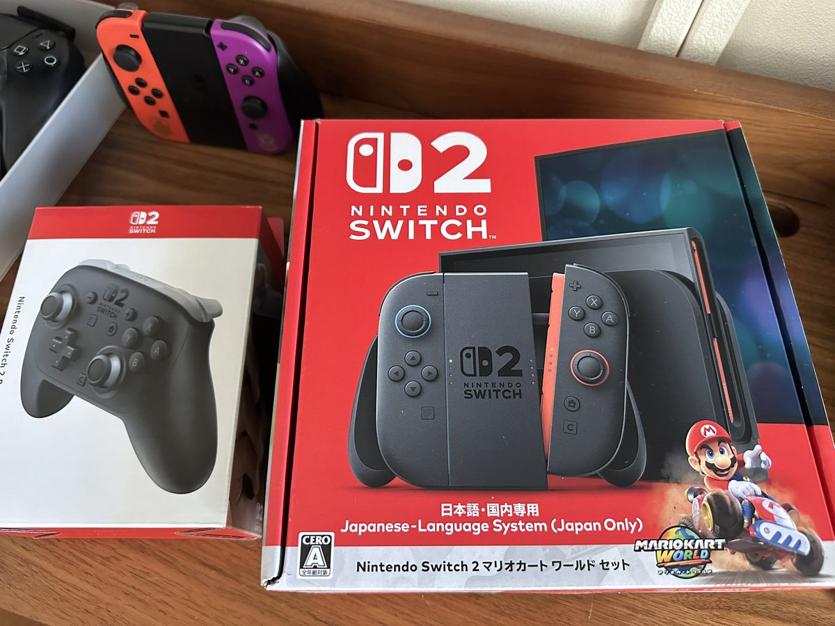 mottu's tweet image. コジマ上尾春日店にswitch2 緊急入荷してました。 （7/19 10:30時点）
これまで情報あげてくださっていた方々、ありがとうございました。未入手の方向けに役に立てば。
#switch2 #コジマ