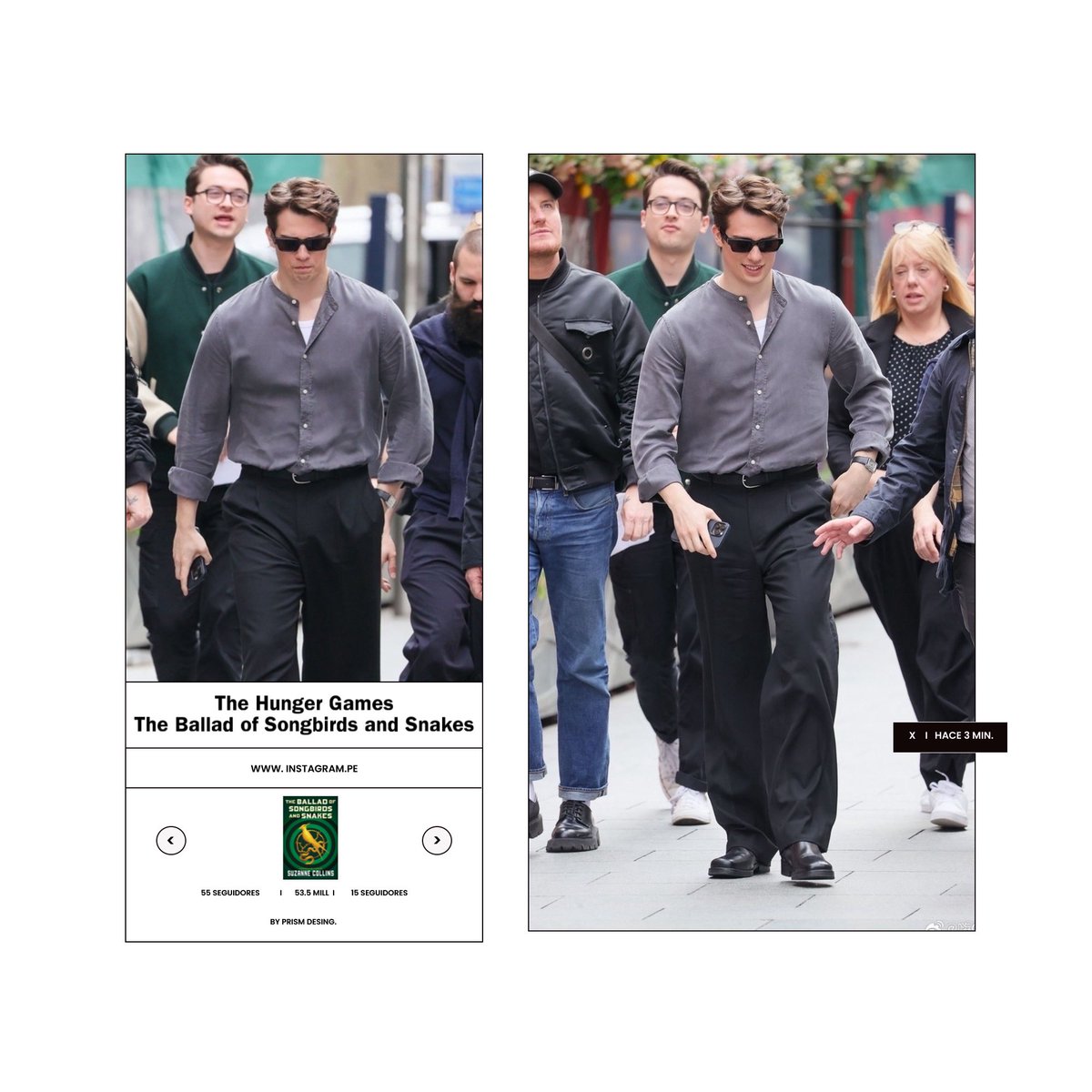 ﹆   𝗣ortfolio  𝅄  ℕew post. 
      G̲allery file : #TheHungerGamesRP

ᅠᅠ
Leon S. Kennedy has been 𝖼𝖺𝗌𝗍 as Lucretius ‘𝖫𝗎𝖼𝗄𝗒’ Flickerman in The Hunger Games: The Ballad of 𝖲𝗈𝗇𝗀𝖻𝗂𝗋𝖽𝗌 and Snakes.