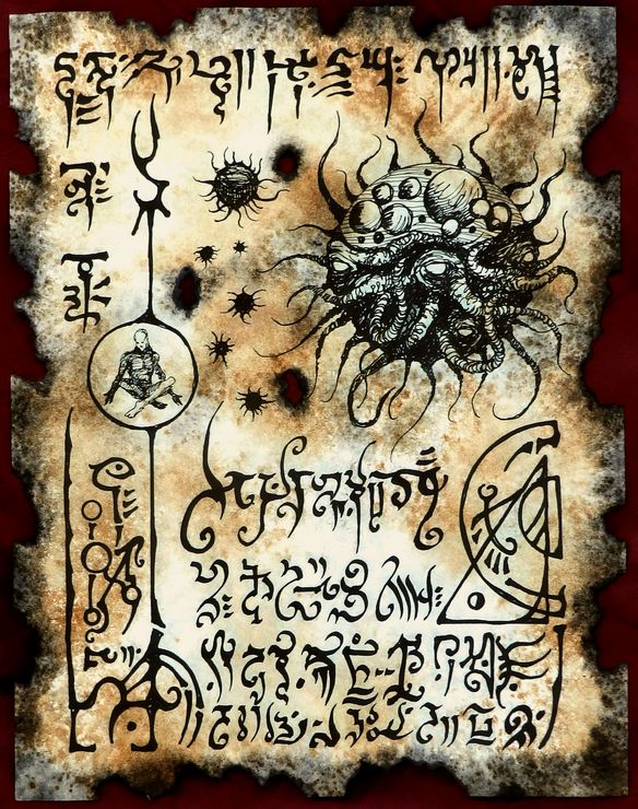 Mrzarono's tweet image. My astral form floated alongside celestial creatures like a minnow swimming amidst whales. I was less than a grain of sand to these planet devouring entities, but they were aware of my presence and I felt their tendrils crawling through my mind, through my memories, seeking the…