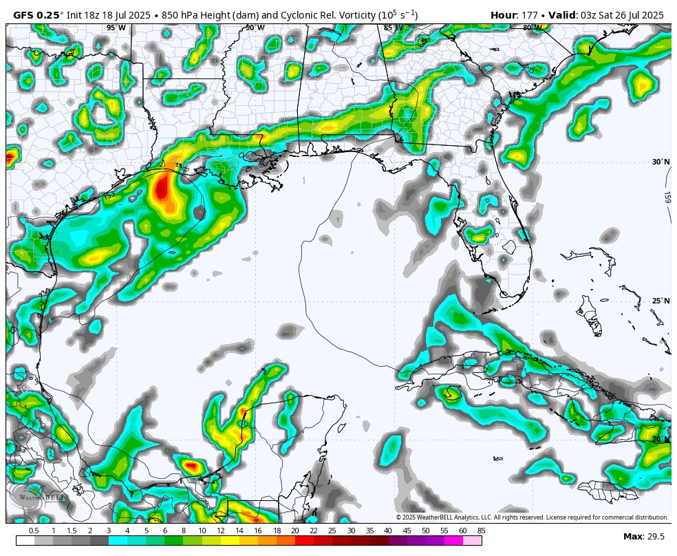 garrettmb's tweet image. Return of 93L next weekend in the Western Gulf?